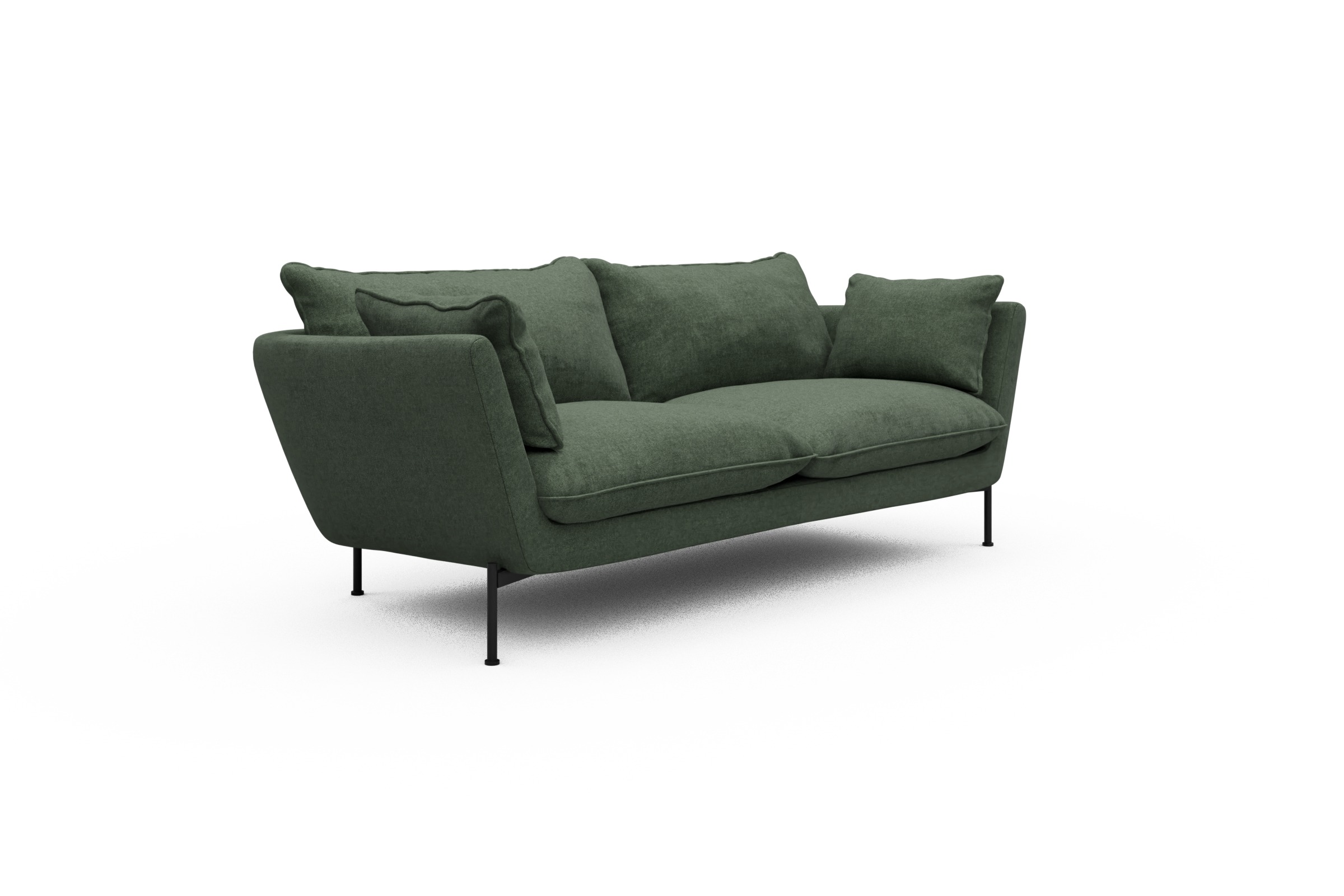 Sofa Anton PREMIUM 2-Sitzer Casone-Forest-Green