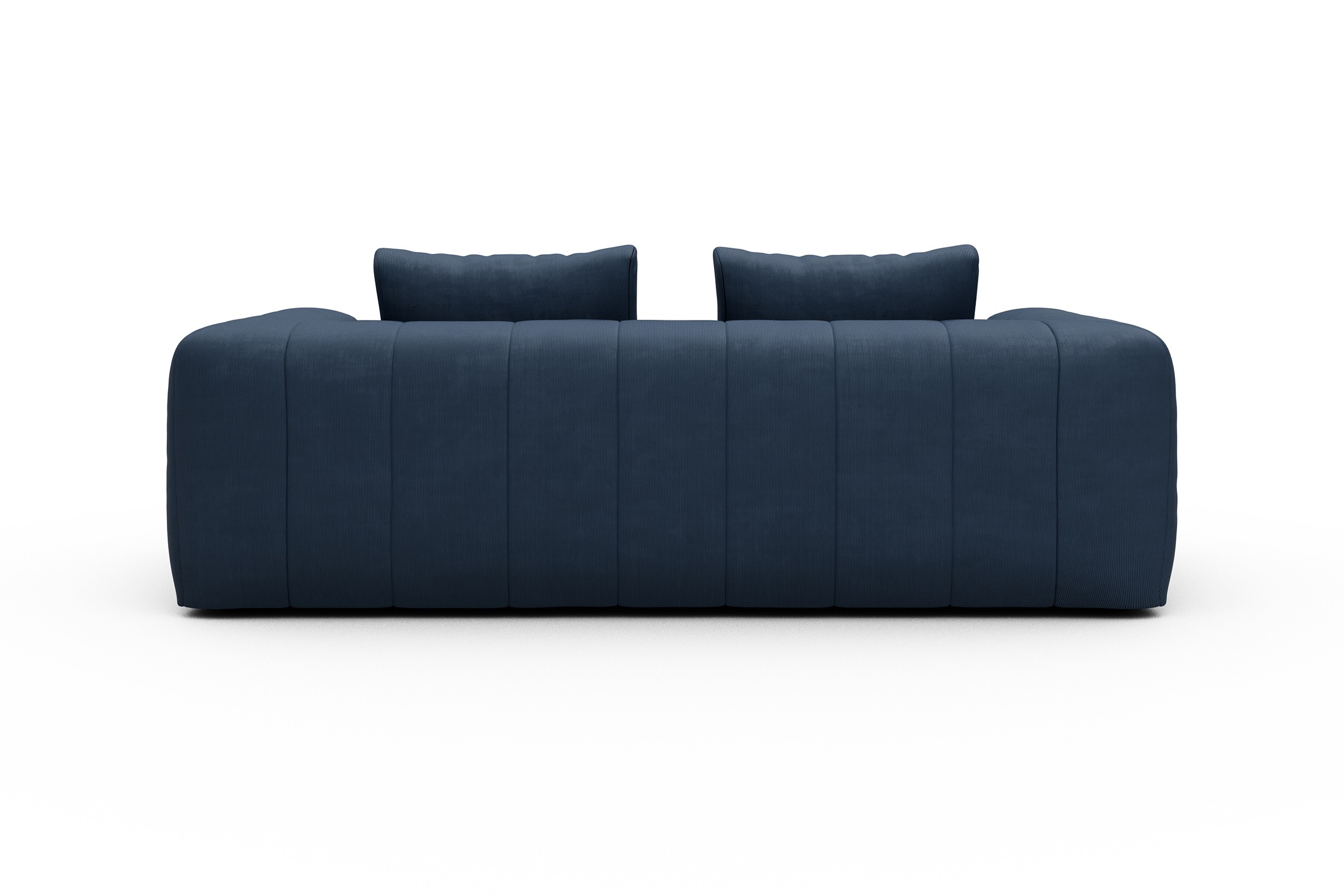 Sofa Hugo 3-Sitzer Cordufine-Royal-Blue