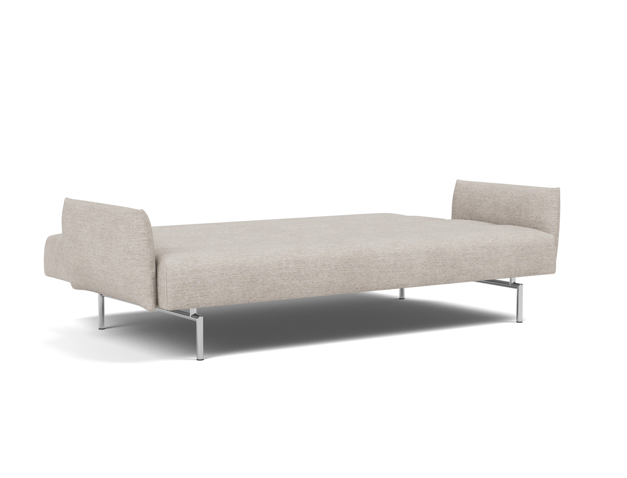 Schlafsofa Jillis mit Armlehnen Chenille Yuveno 471-Sand