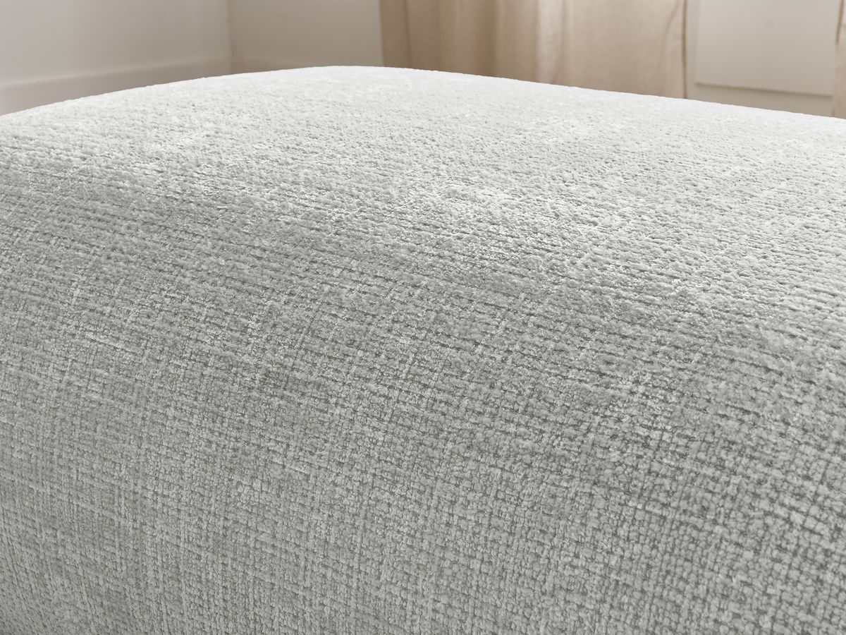 Bobochic Sirius Sofa 1-Sitzer Strukturstoff Hellgrau