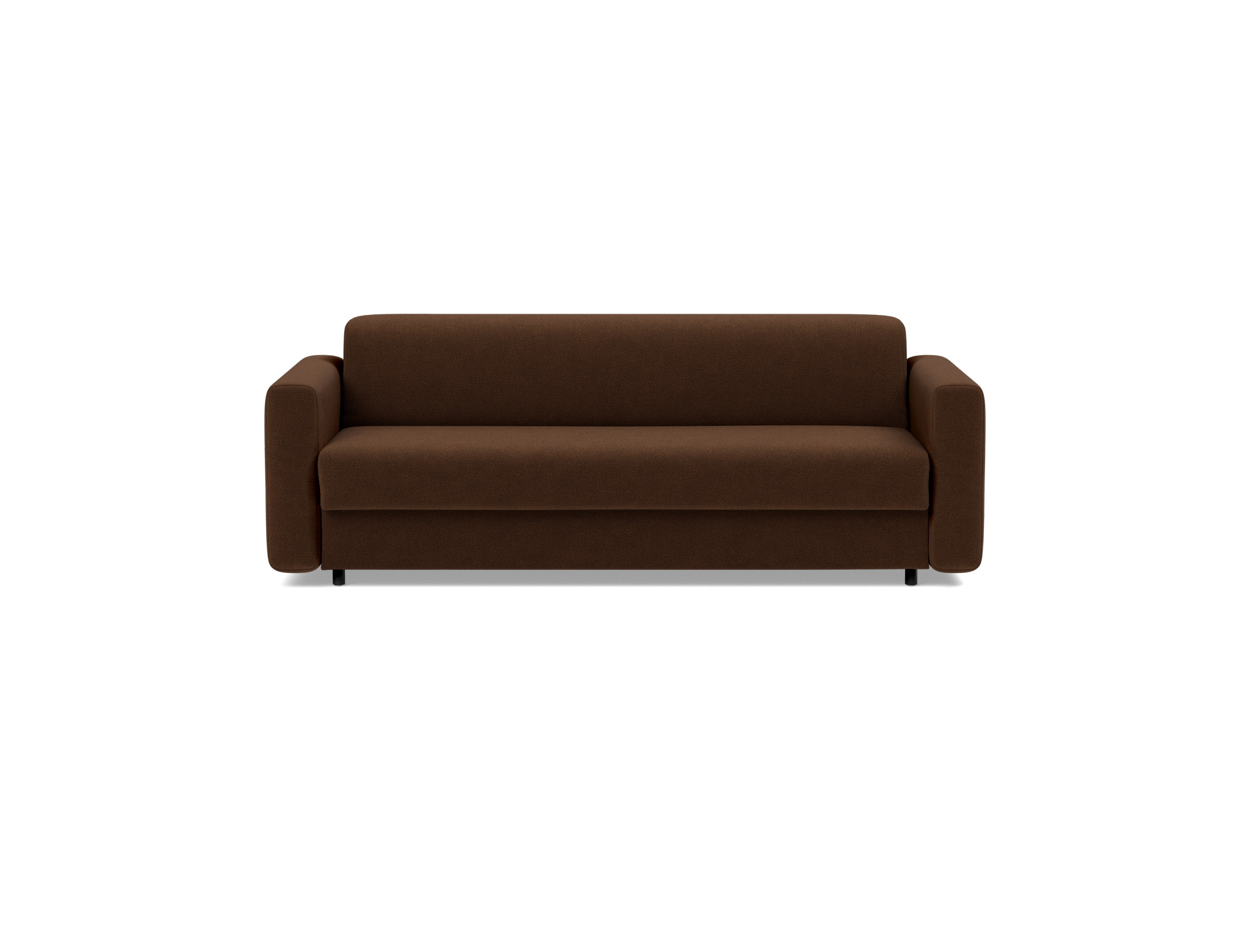 Schlafsofa Killian mit Memory-Matratze 160 Strukturierter Stoff Taura 359-Cappuccino