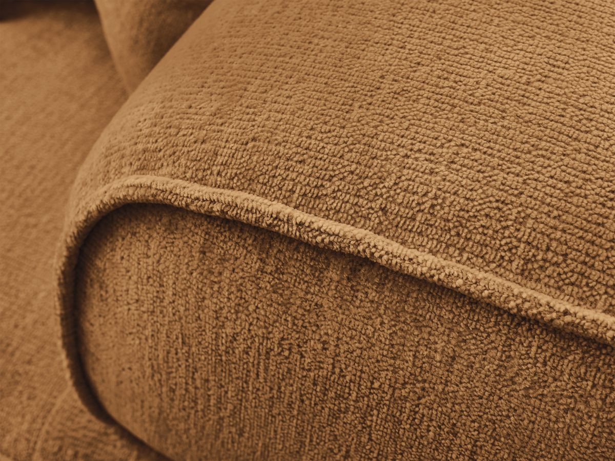 Bobochic Whesley Sofa 3-Sitzer Stoff Gelb