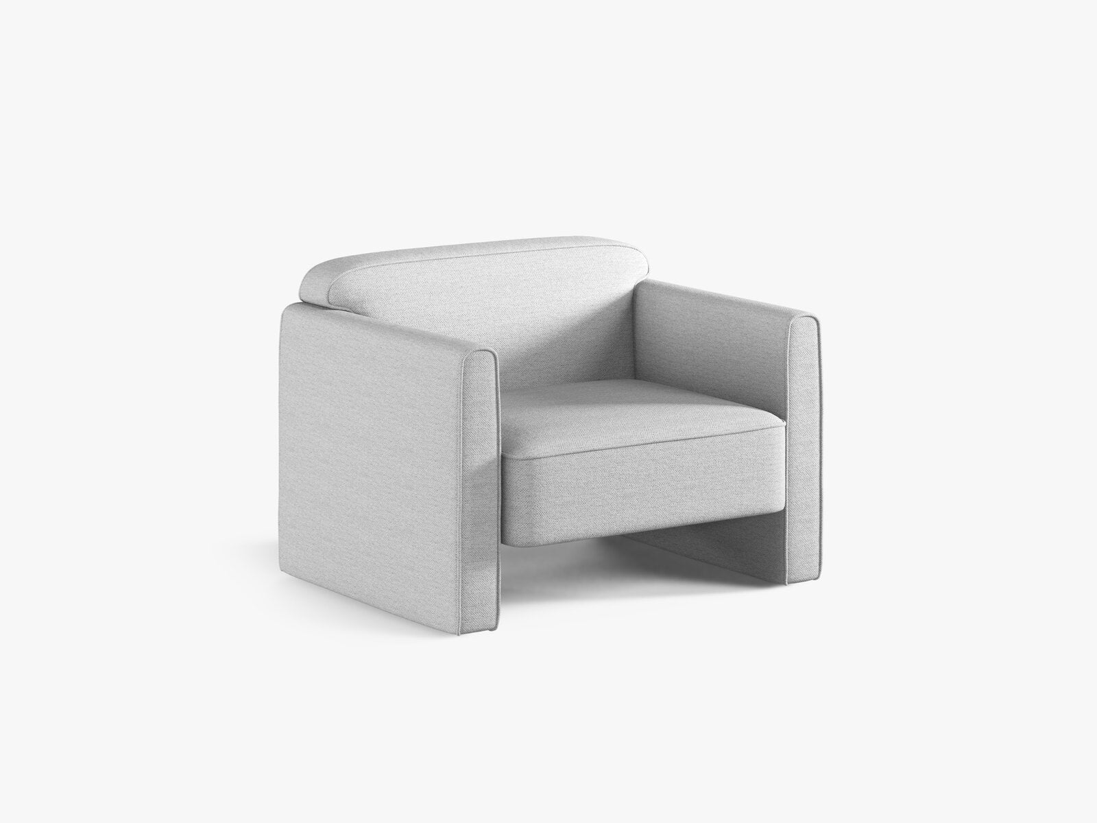 Micadoni Sessel Abby Strukturierter Stoff Heritage Hellgrau