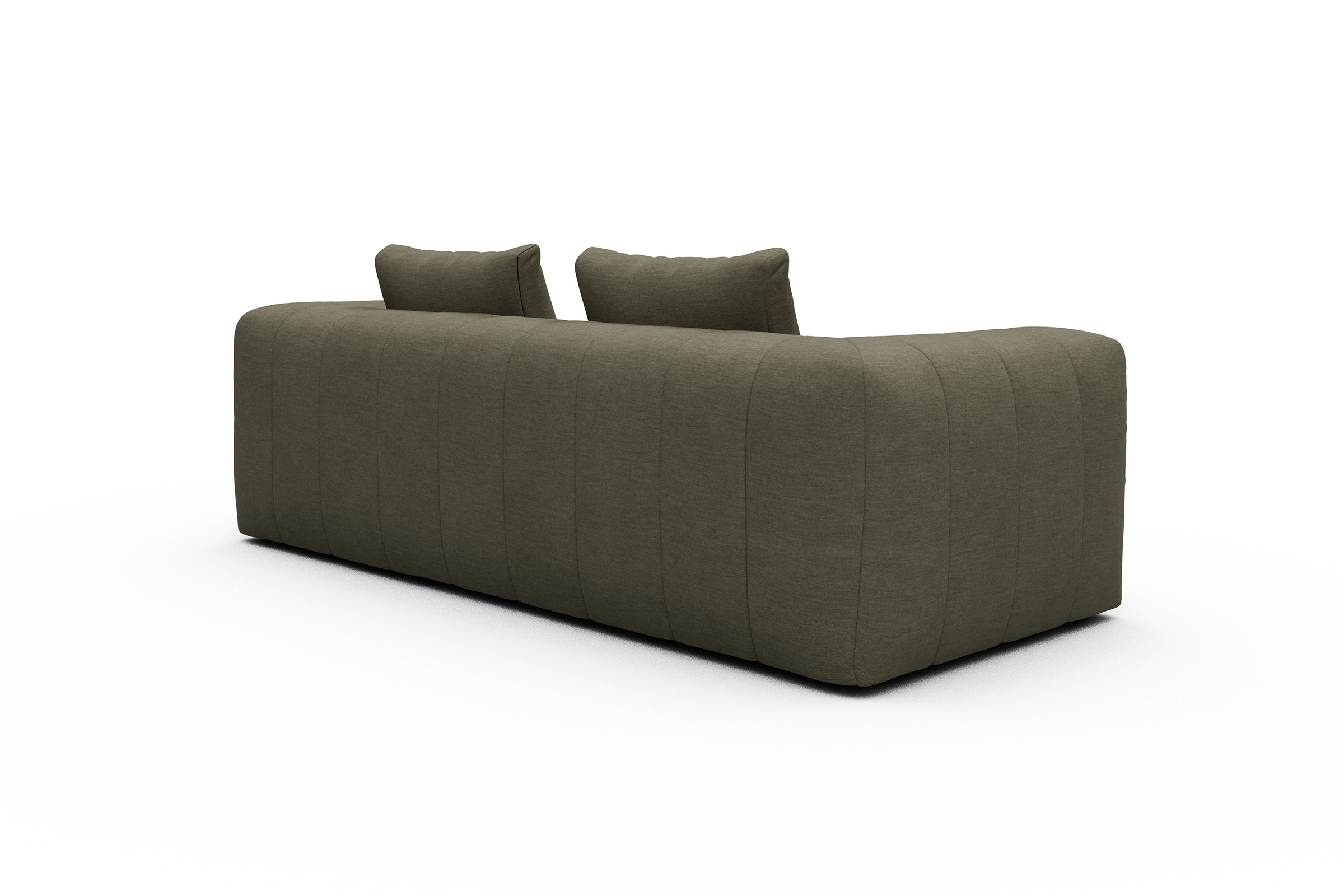 Sofa Hugo 3-Sitzer Vivus-Dusty-Olive