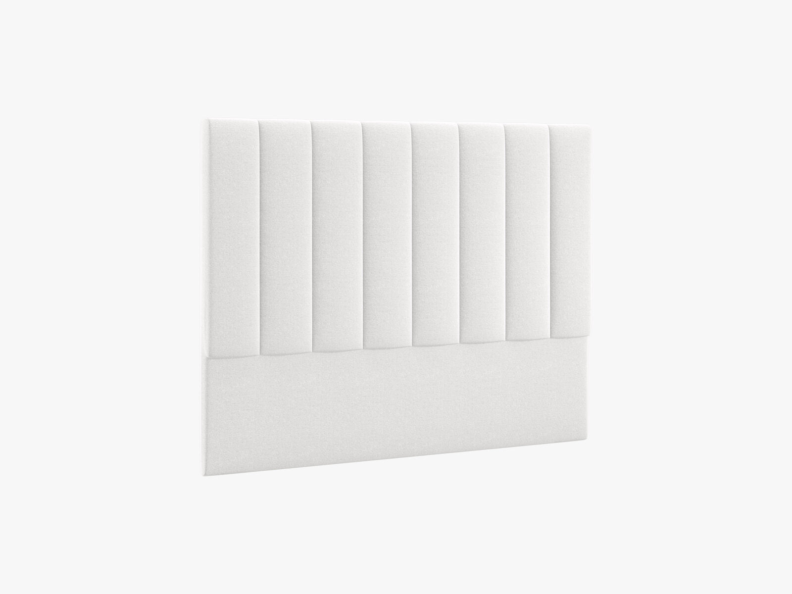 Micadoni Marl Polster-Kopfteil Chenille Eden Silber 160x120