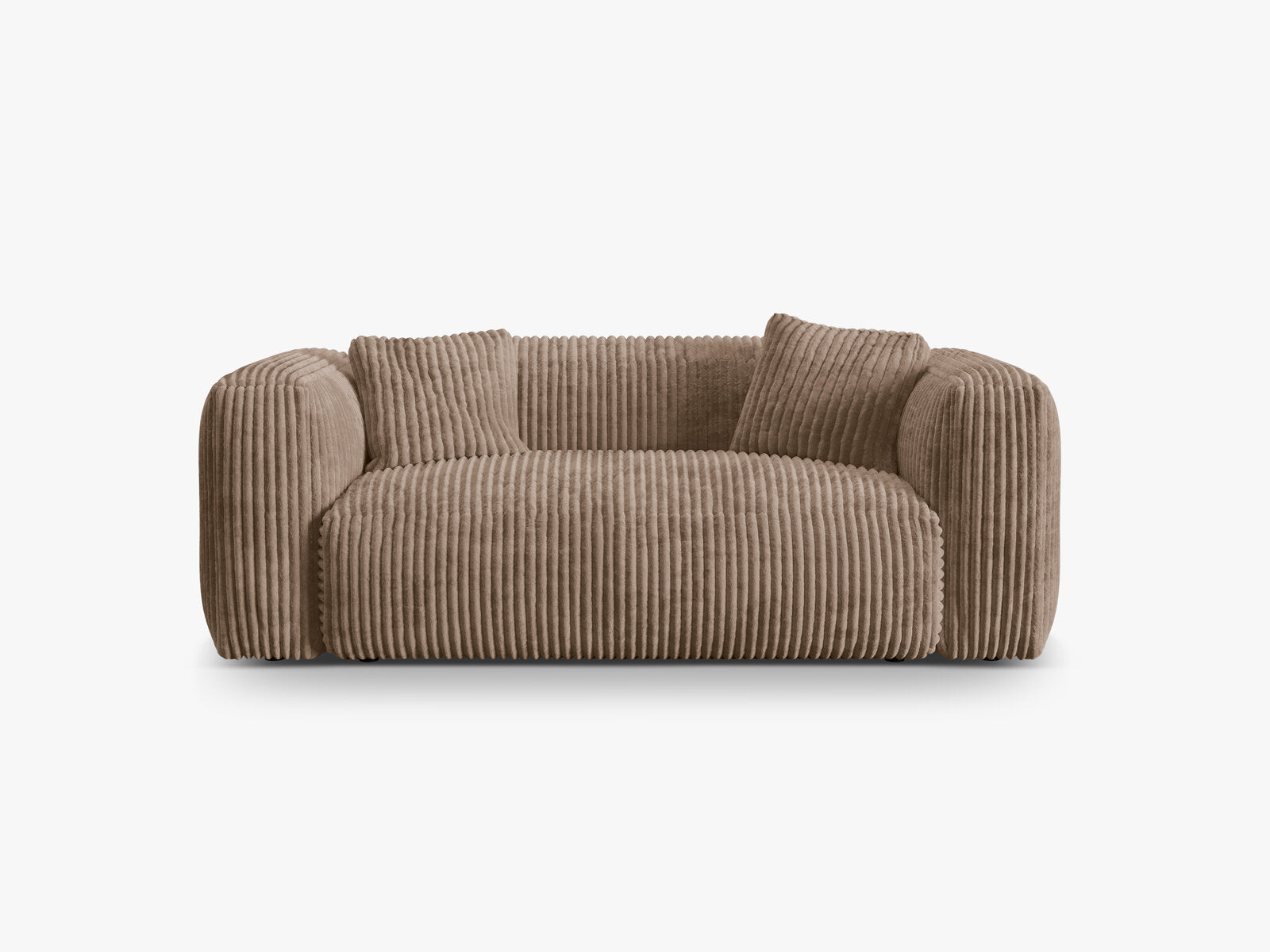 Micadoni Martina Sofa 2-Sitzer Cord Tilia Eiche