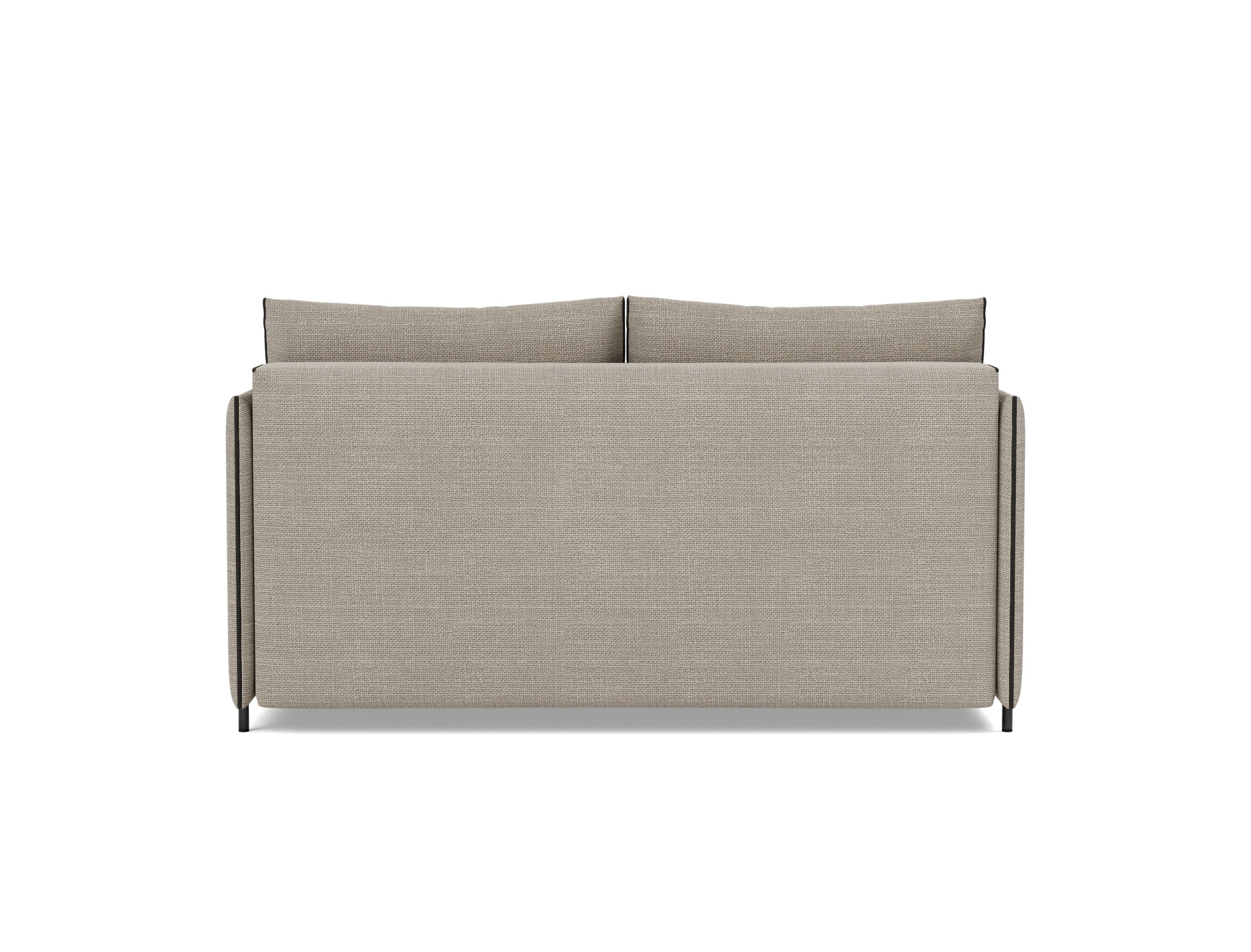 Schlafsofa Luoma Strukturierter Stoff Kenya 579-Gravel