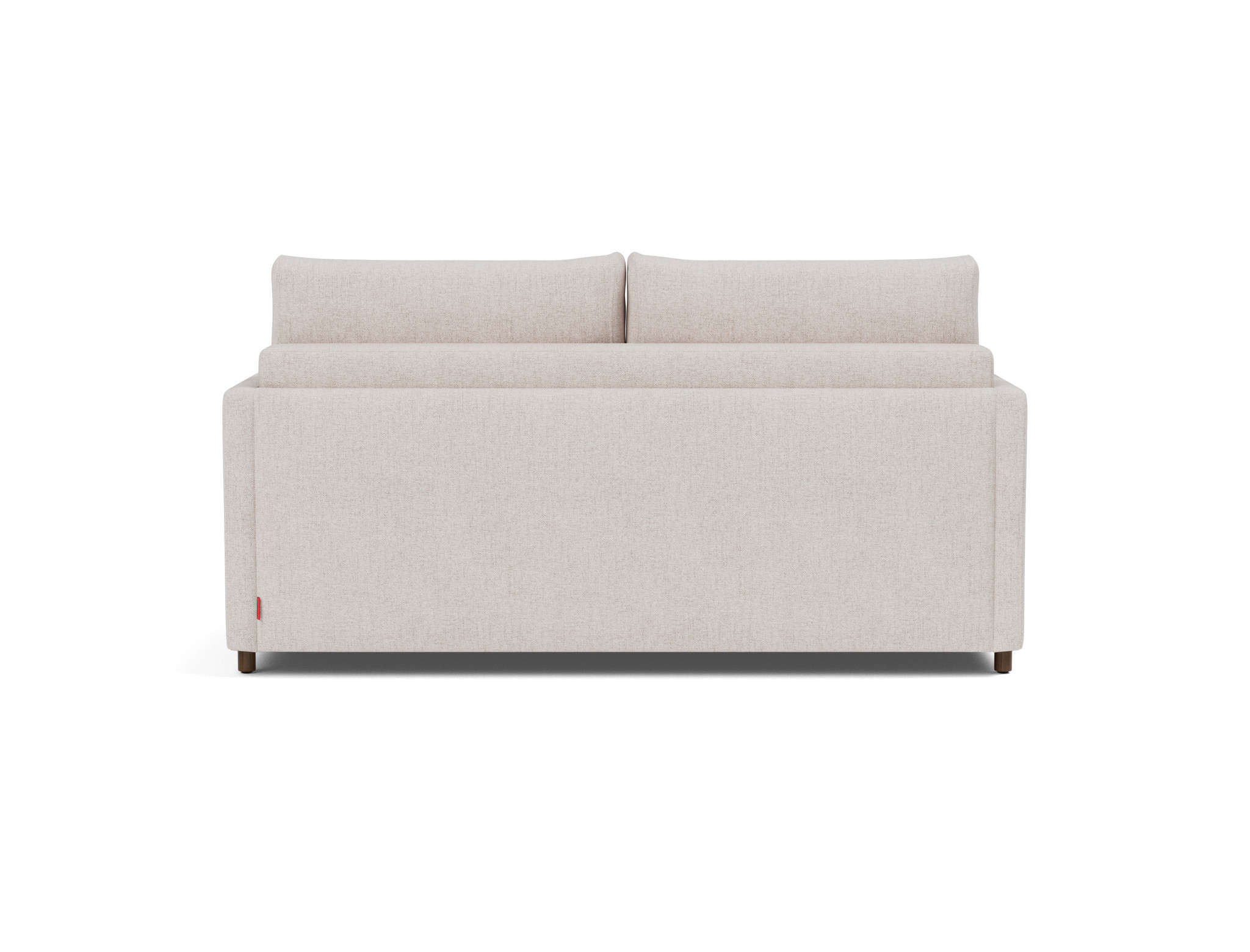Schlafsofa Neah mit Slim-Armlehnen 160 Strukturierter Stoff Weda 300-Weda-Sand