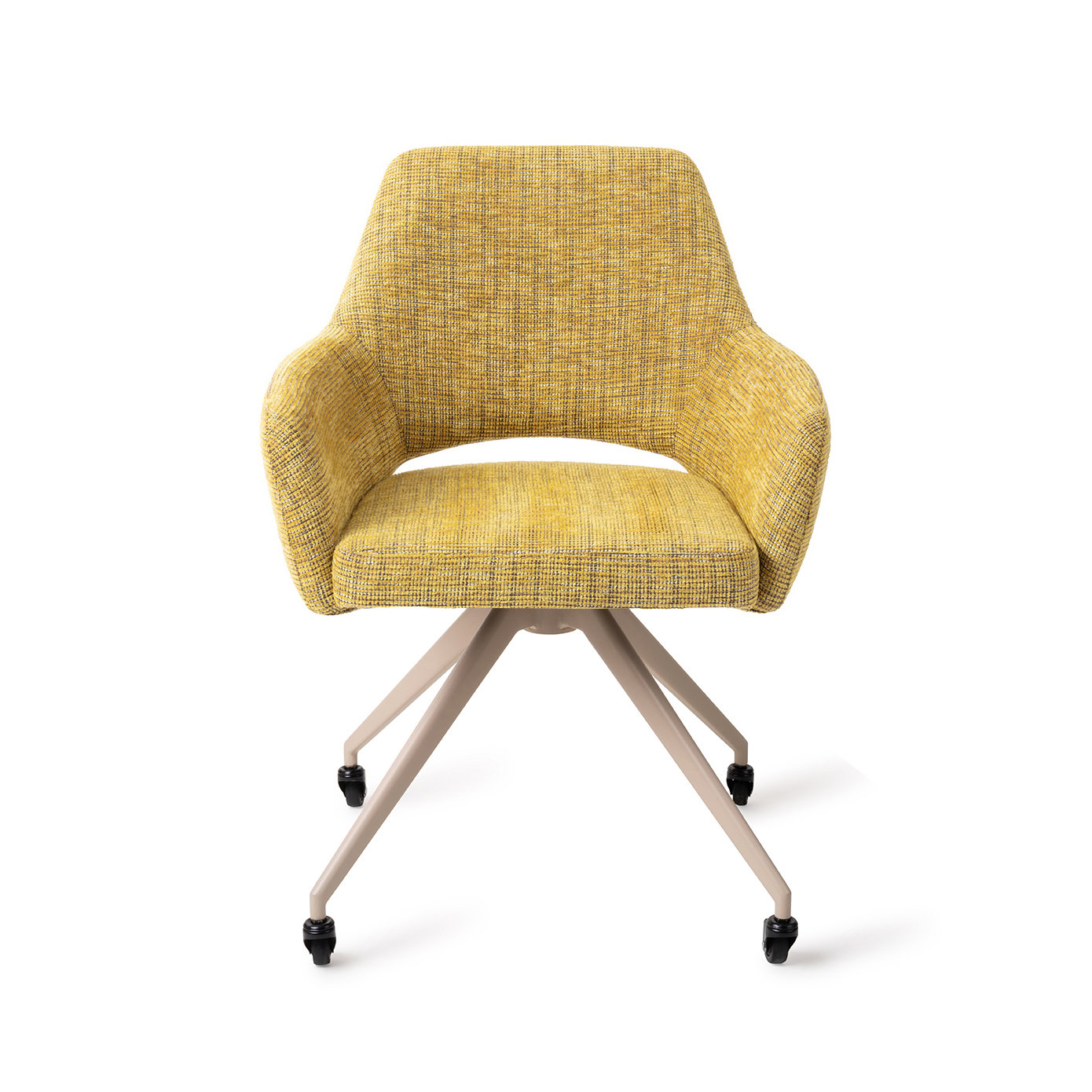 Jesper Home Esszimmerstuhl Yanai Lemon Lines Glide Beige
