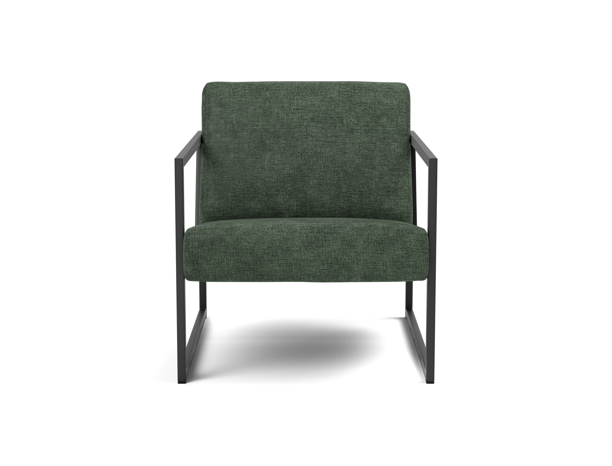 Sessel Vikko mit Armlehnen Flachgewebe Avella 281-Pine-Green