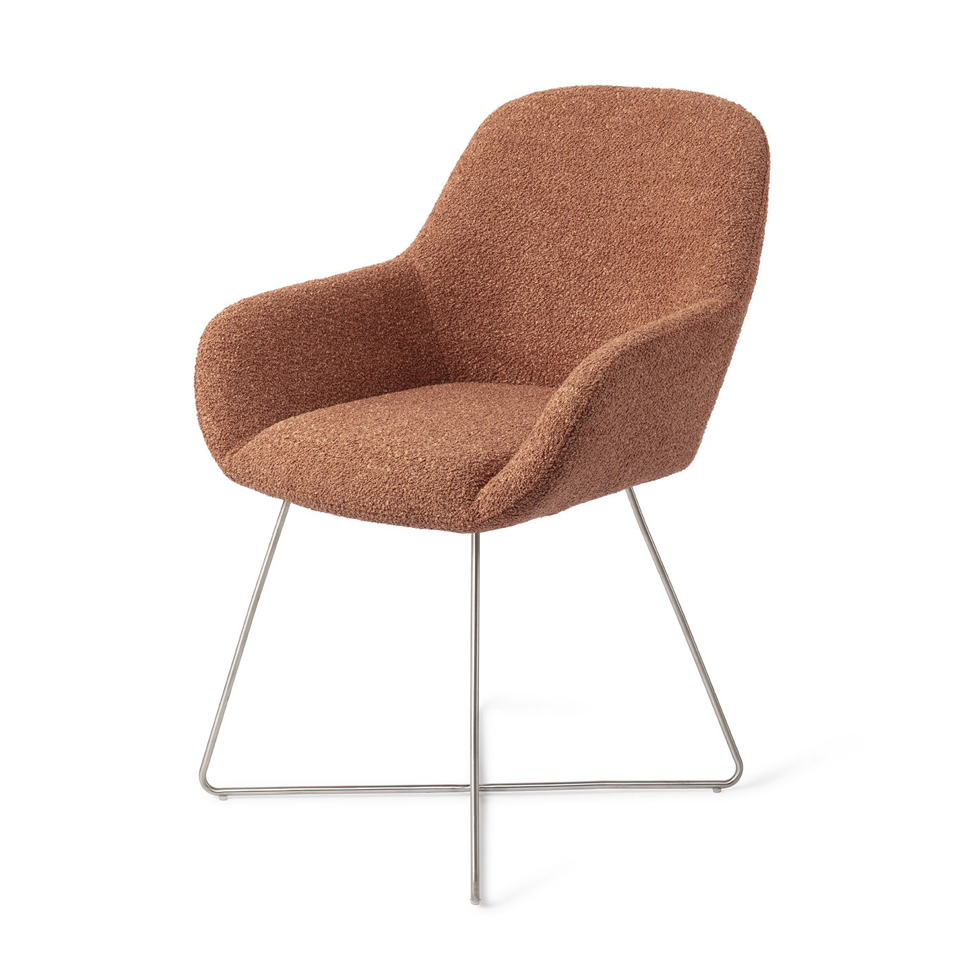Jesper Home Esszimmerstuhl Kushi Amber Autumn Cross Stahl