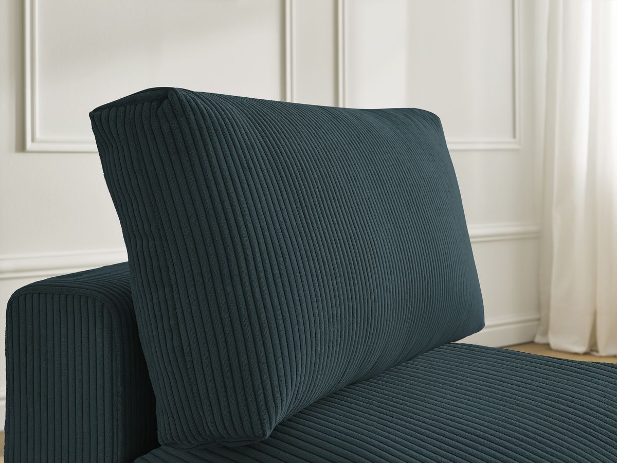 Bobochic Paris Sofamodul 1-Sitzer Cordsamt Dunkelblau