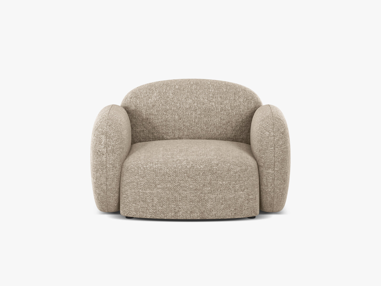 Micadoni Sessel Blair Chenille Eden Dunkelbeige