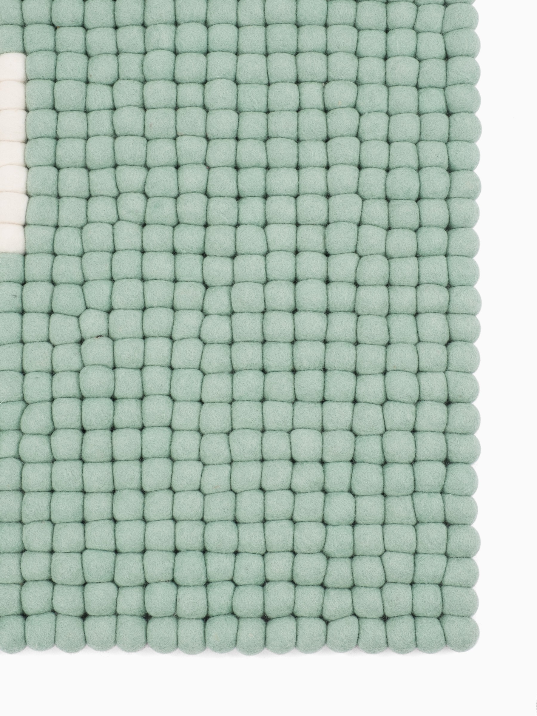 myfelt Heinz Filzkugelteppich Grün