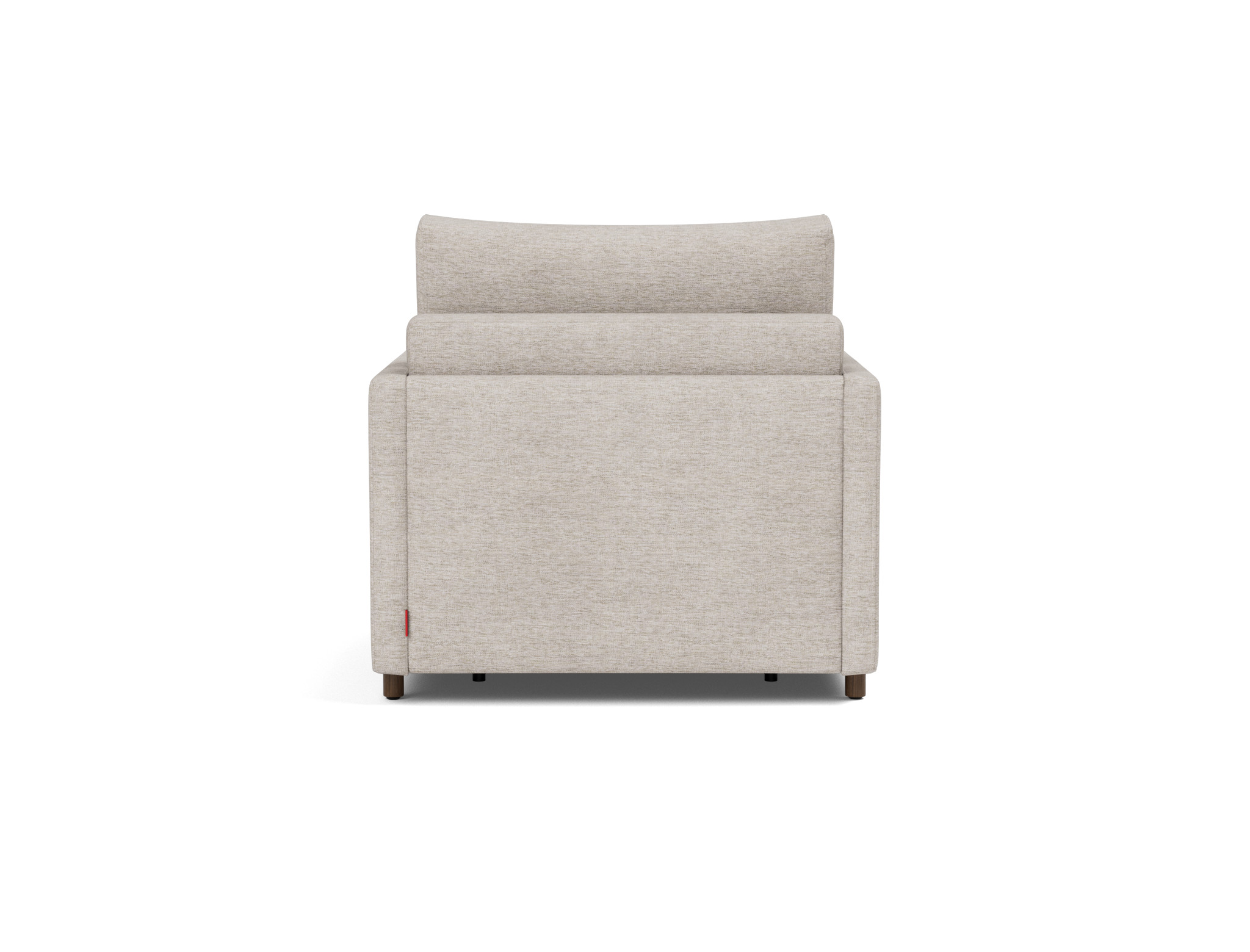 Schlafsessel Neah mit Slim-Armlehnen Chenille Yuveno 471-Sand