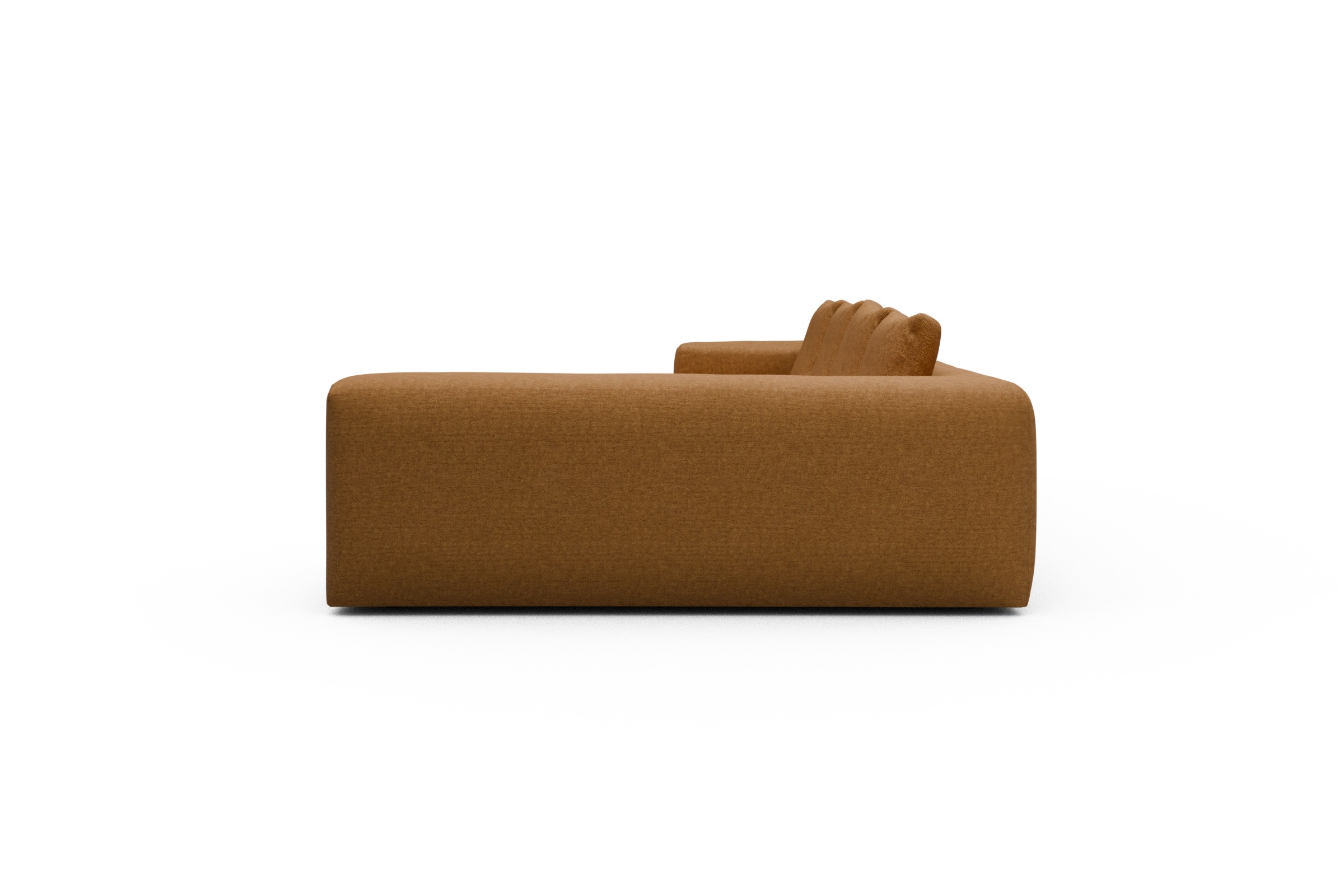 Wohnlandschaft Fred Chaiselongue links mit 2-Sitzer und lange Armlehne rechts Sama-Cur
