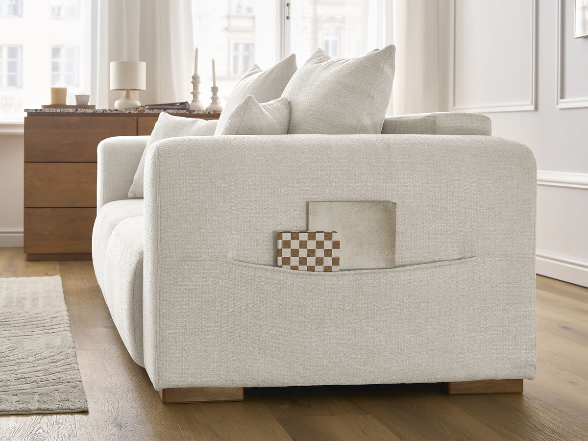 Bobochic Sidonie Sofa 2-Sitzer Melange-Stoff Beige