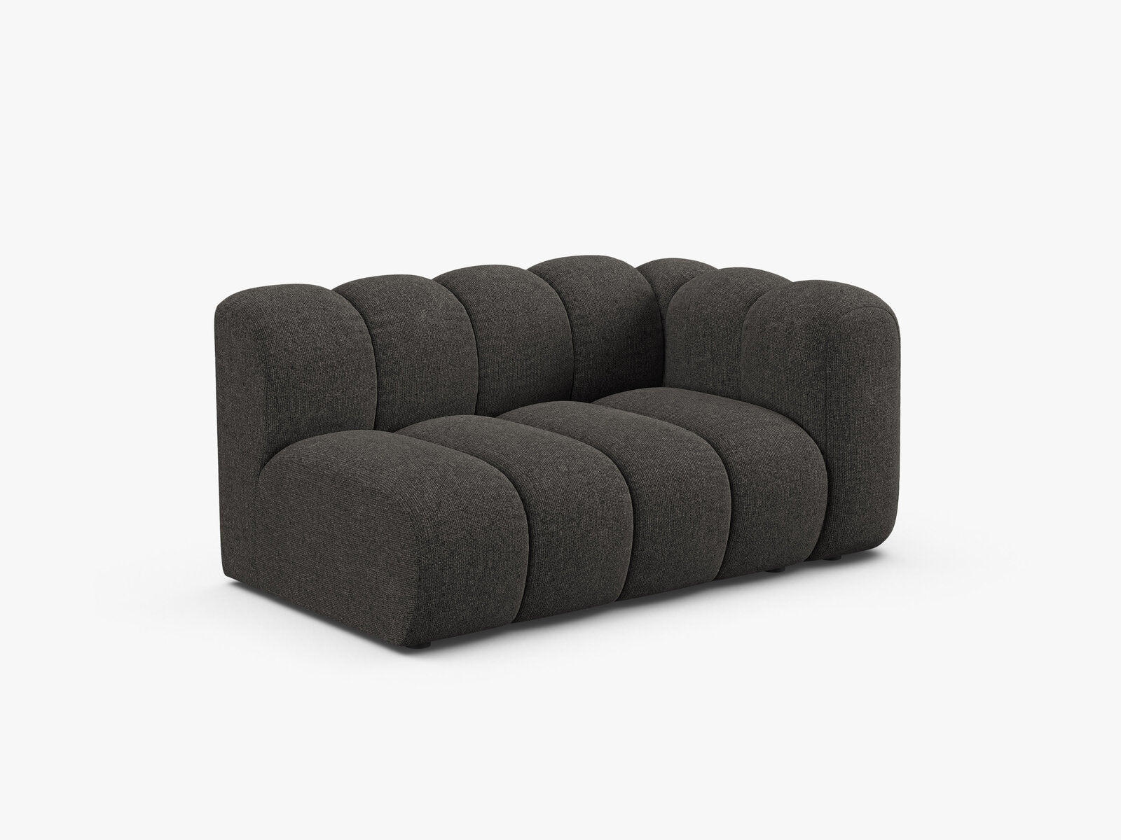Micadoni Modul Lupine 2-Sitzer Chenille Eden Dunkelgrau Rechts