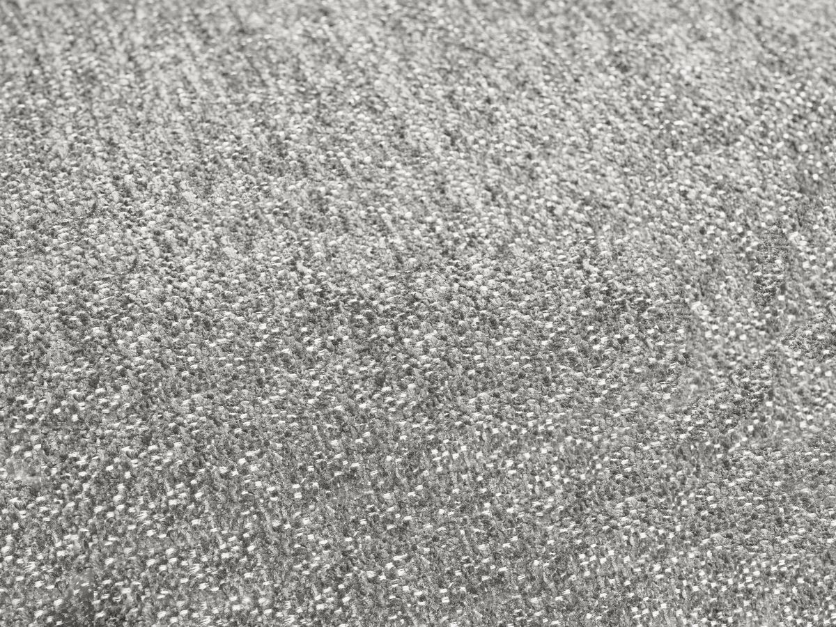 Bobochic Everest Ecksofa, 4 Kissen Melange-Stoff Hellgrau Ecke links