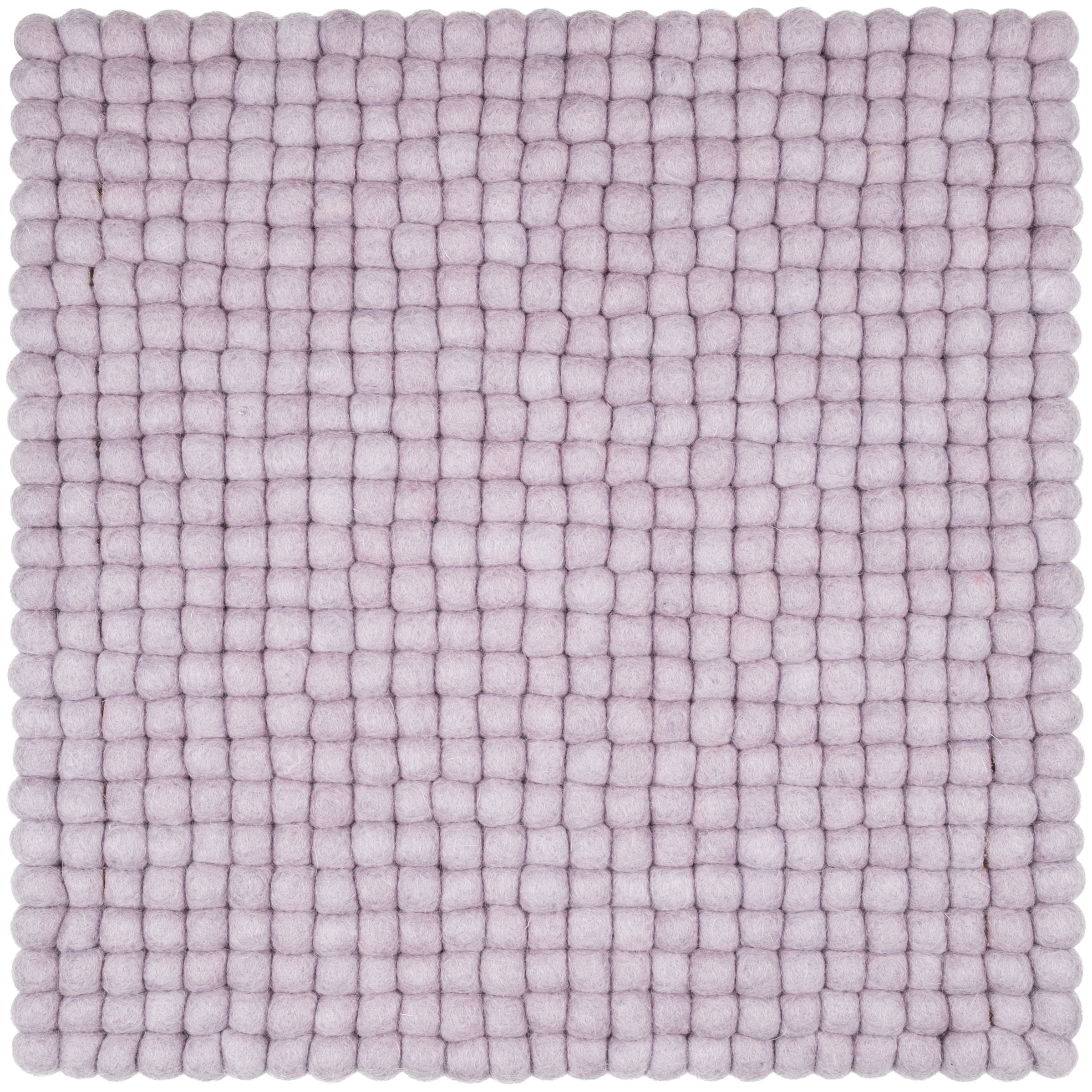myfelt Marla Filzkugel-Sitzauflage Hellviolett 36 x 36 cm