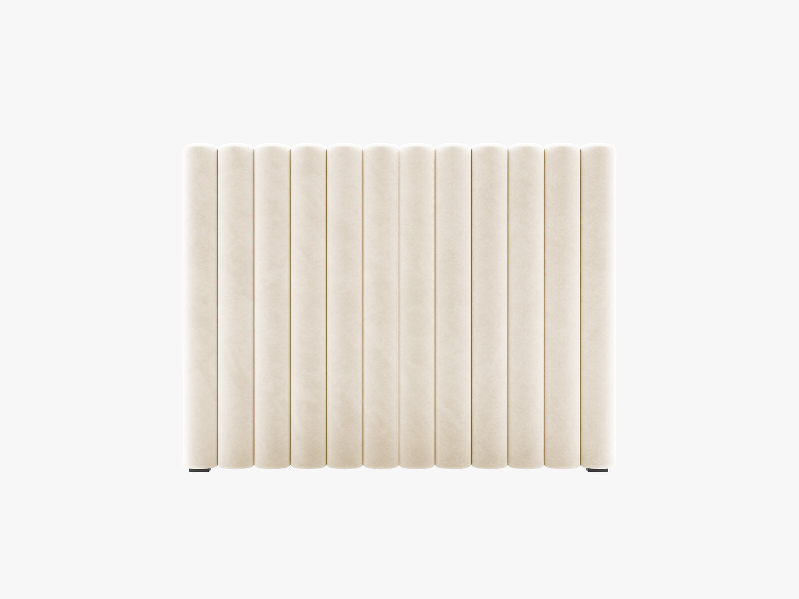 Micadoni Mistero Samtiger Kopfteil 80 cm Samt Paris Beige 120x95