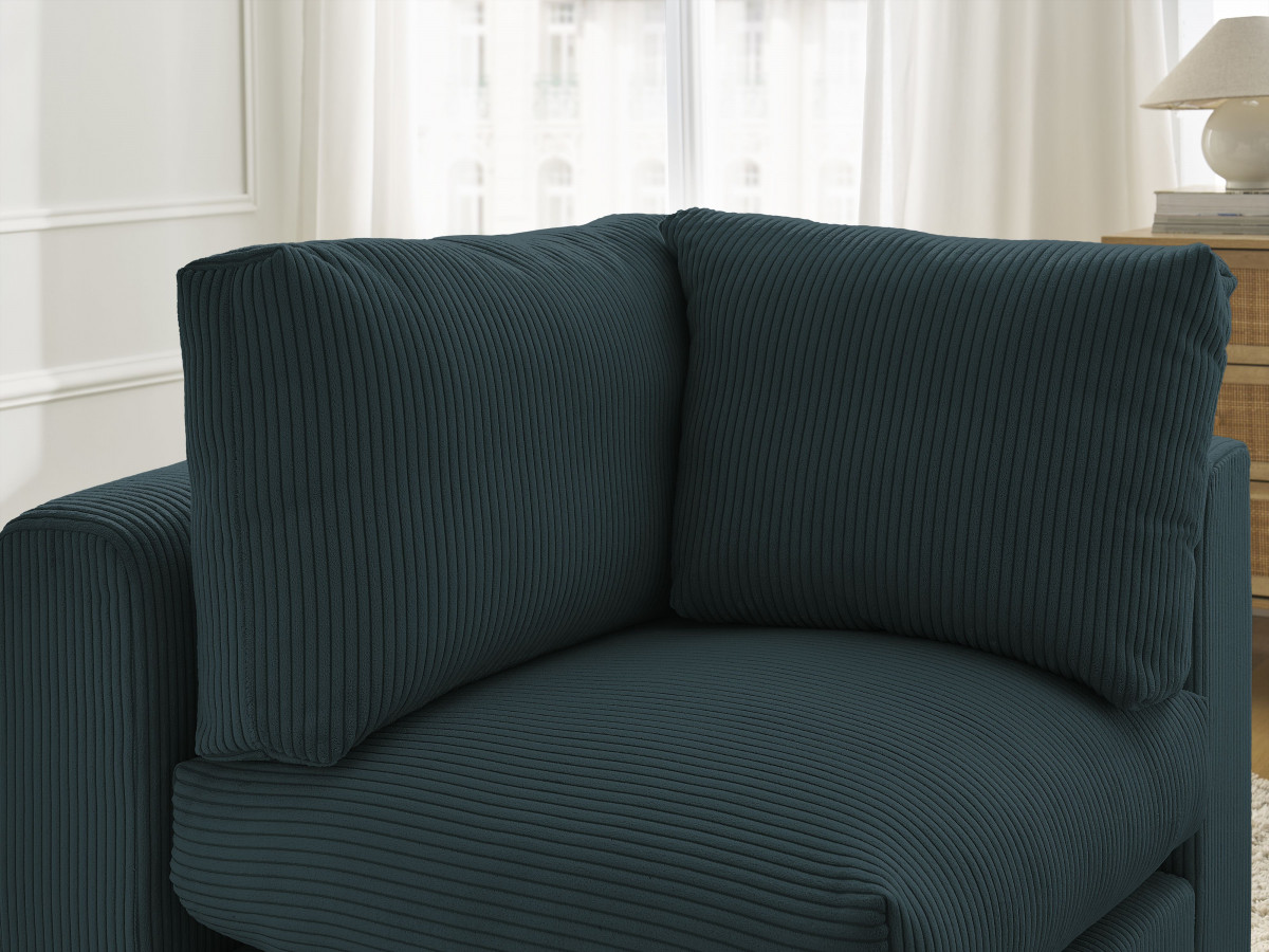 Bobochic Paris Eckmodul Cordsamt Dunkelblau