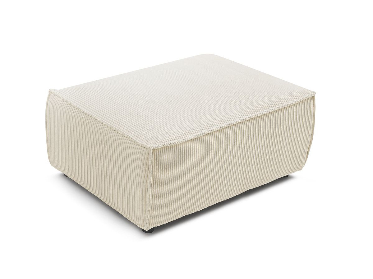 Bobochic Nihad Pouf Cordsamt Beige