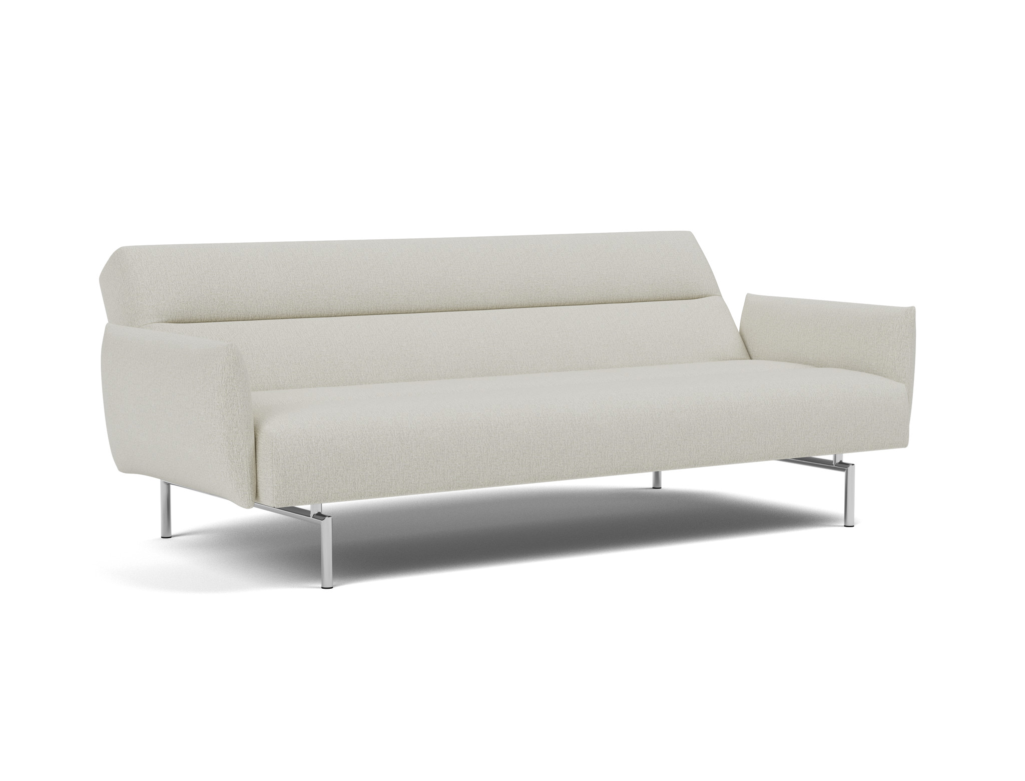 Schlafsofa Jillis mit Armlehnen Flachgewebe Mixed Dance 527-Natural