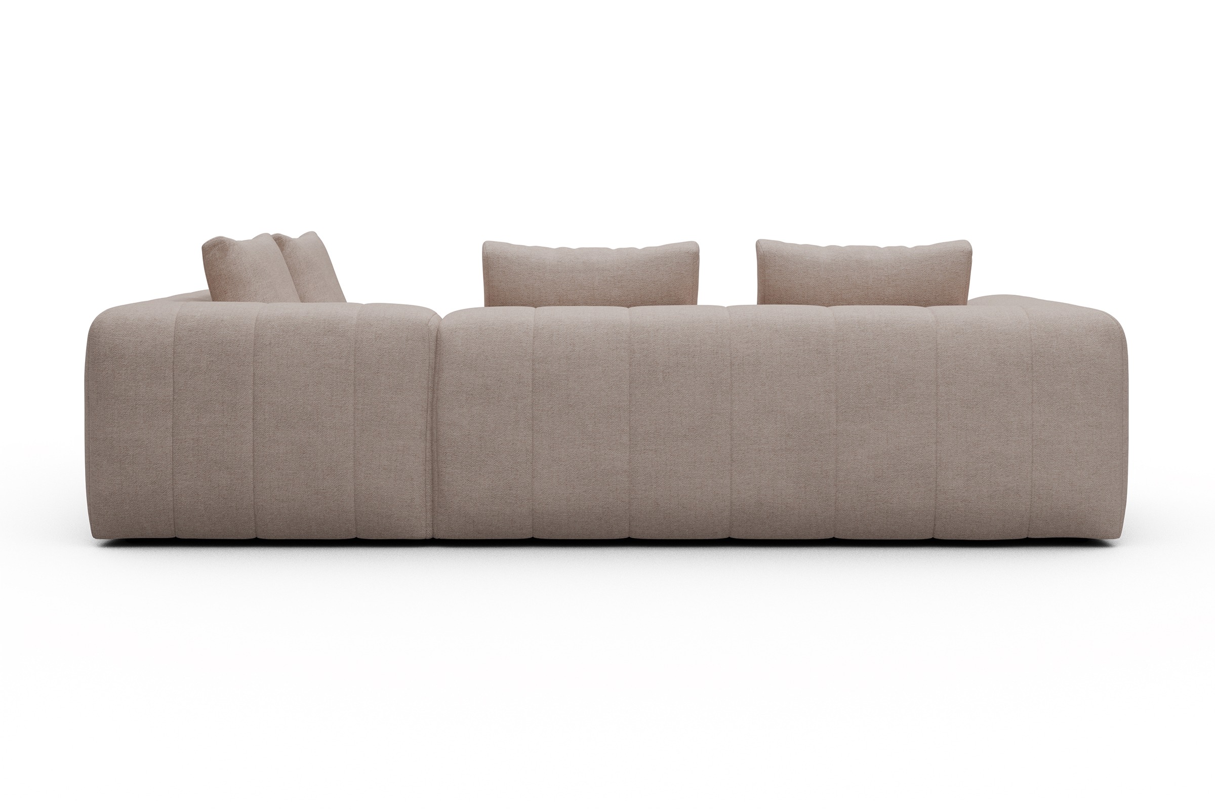 Ecksofa Hugo 2x 2,5-Sitzer Armlehne links Weda-Sand