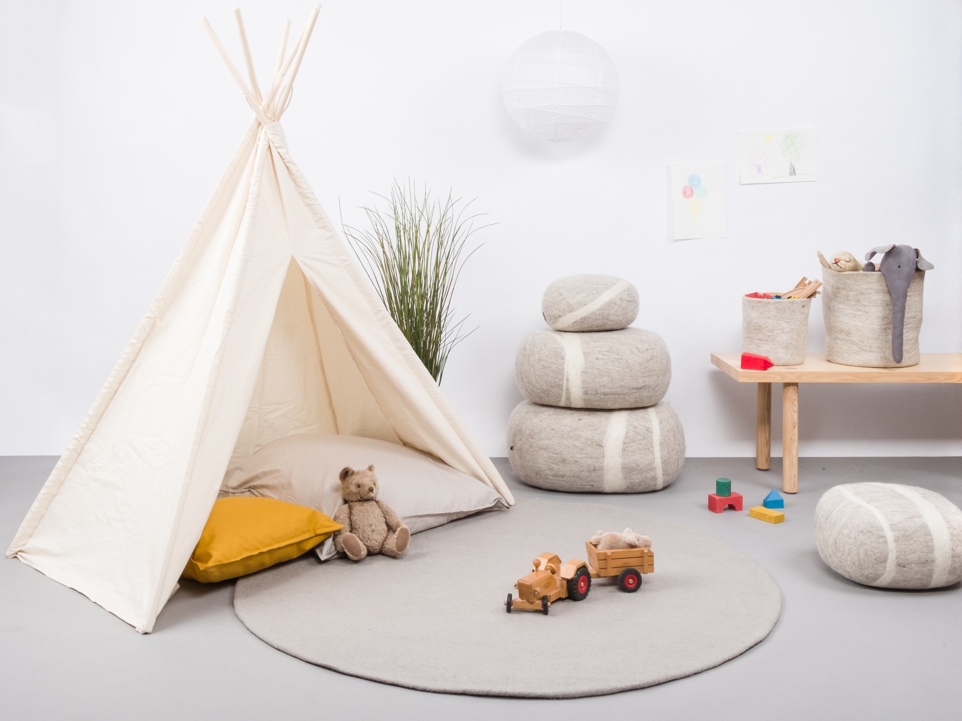 myfelt Luis Filzteppich - 120 cm