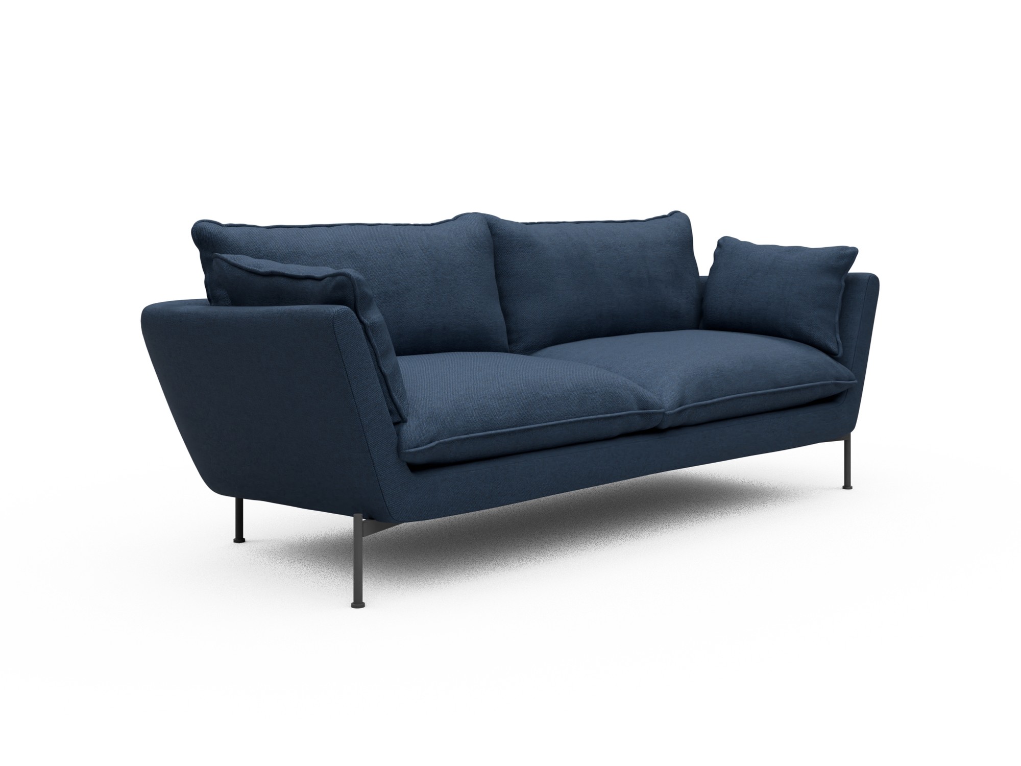 Skandi Home Sofa Anton Soft 3-Sitzer Weda-Blue moebelfaktor