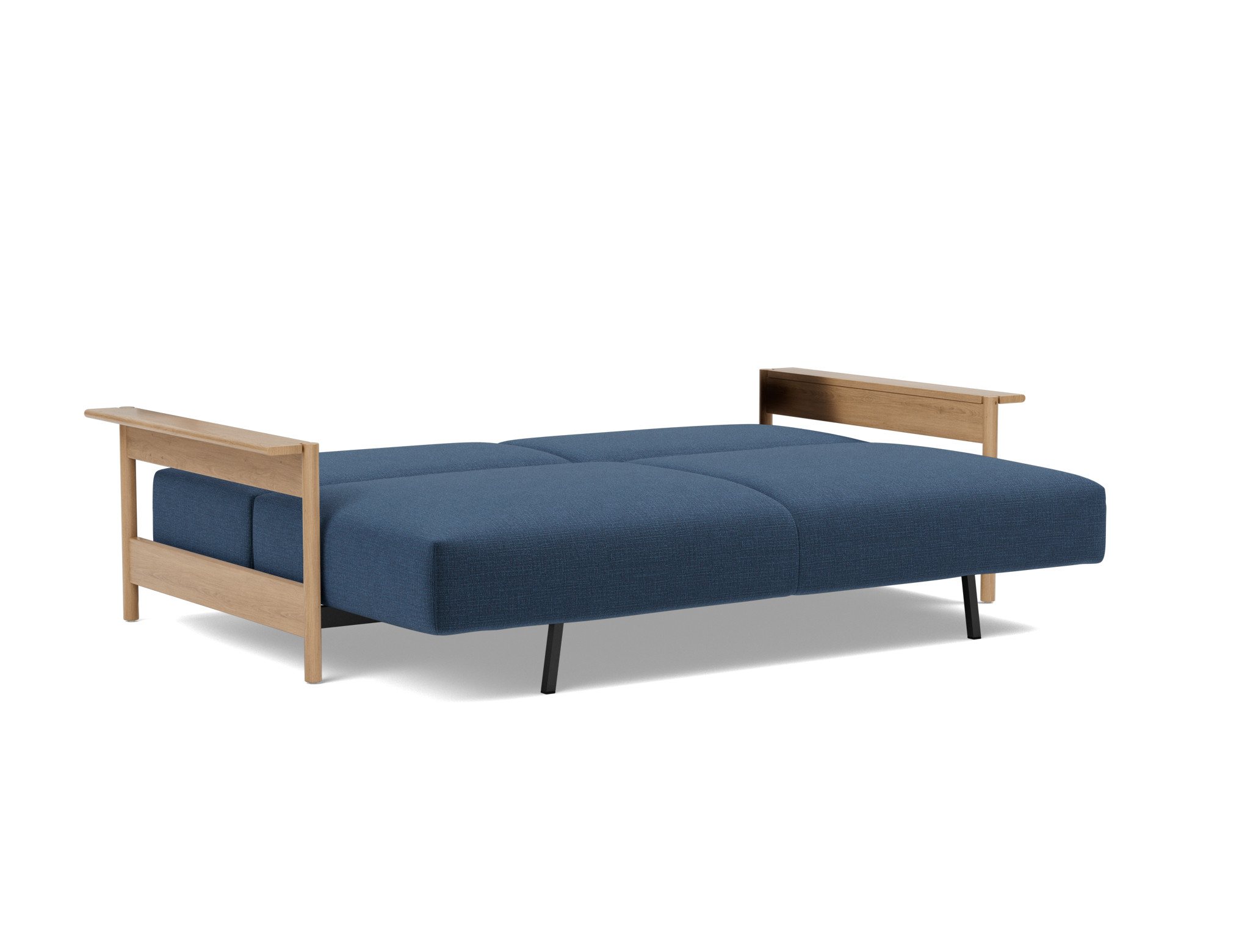 Schlafsofa Malloy Wood Chenille Esina 414-Indigo-Blue
