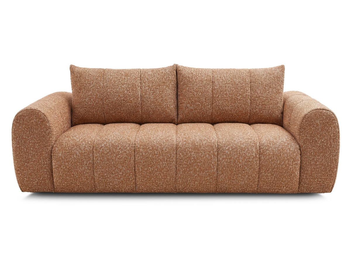 Bobochic Nesty Sofa 3-Sitzer Melange-Stoff Orange