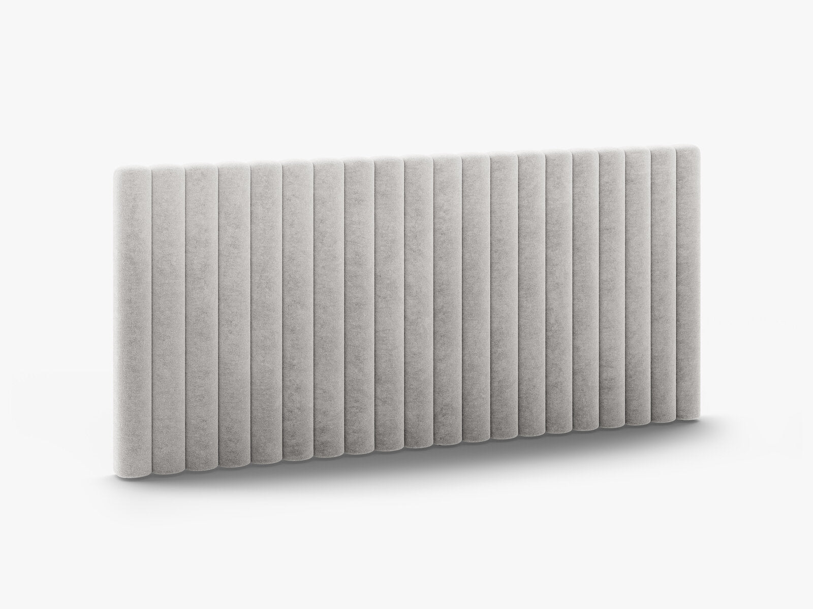 Micadoni Mistero Polster-Kopfteil Chenille Perfect Harmony Hellgrau 200x95