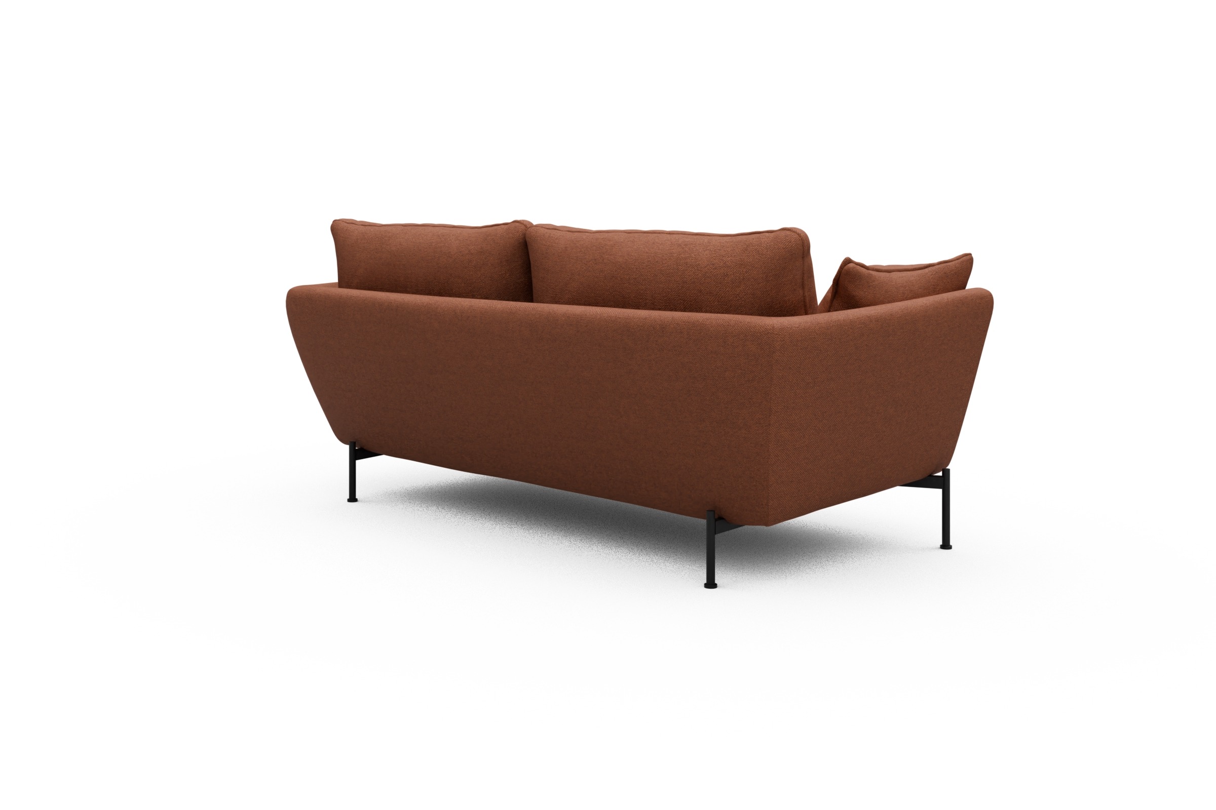 Sofa Anton 2-Sitzer Weda-Rust