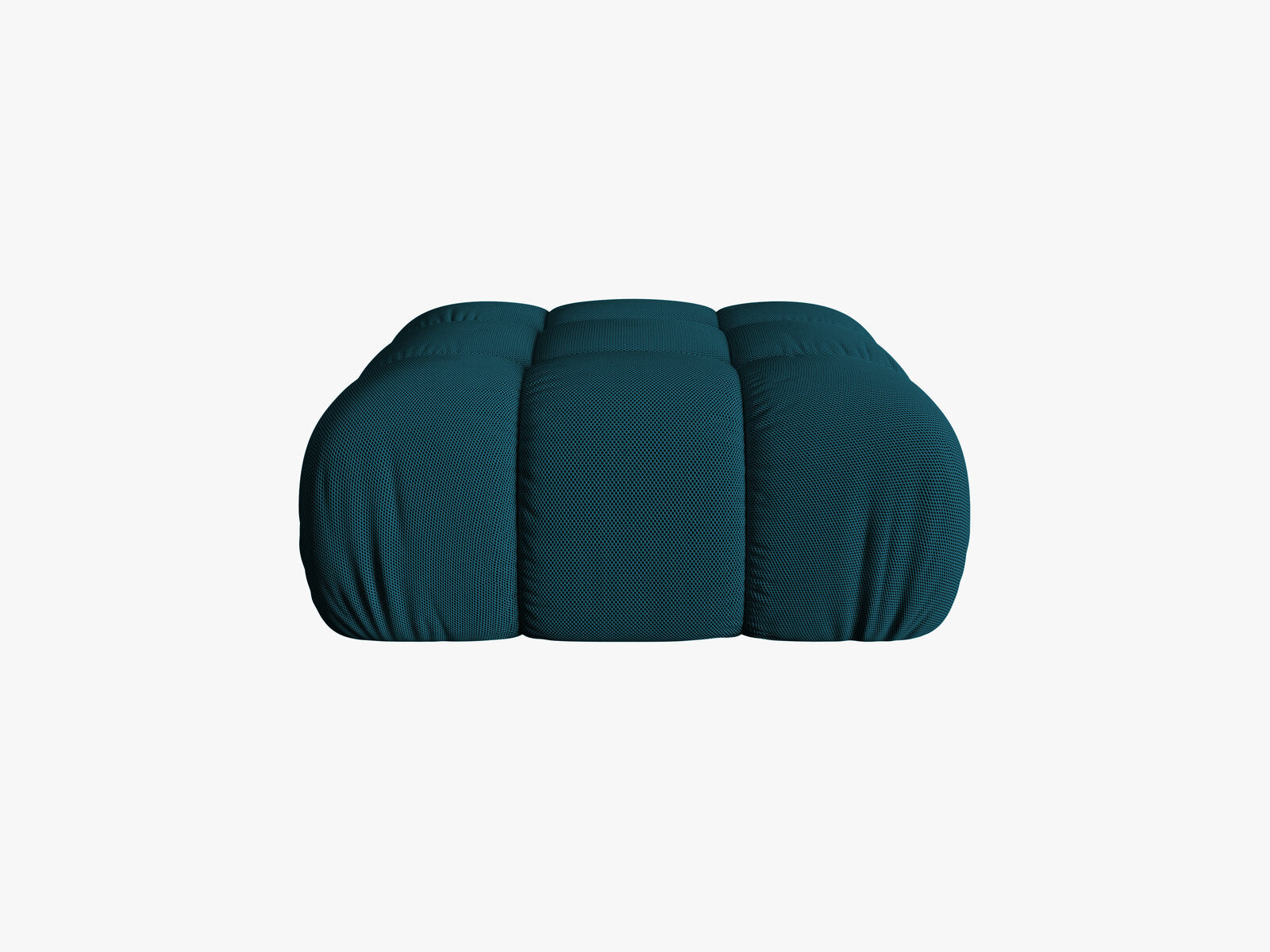 Micadoni Hocker Bellis 3D-Stoff Sonic Marineblau
