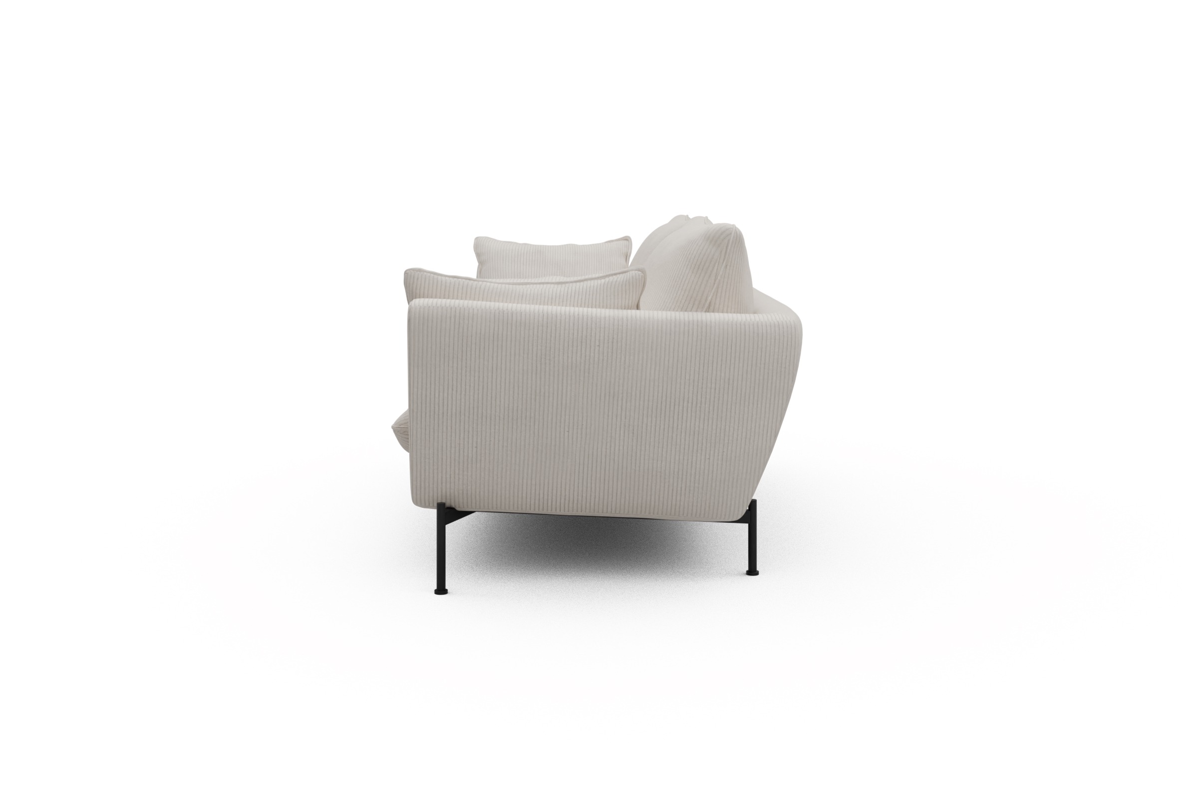 Sofa Anton 2-Sitzer Corduroy-Ivory