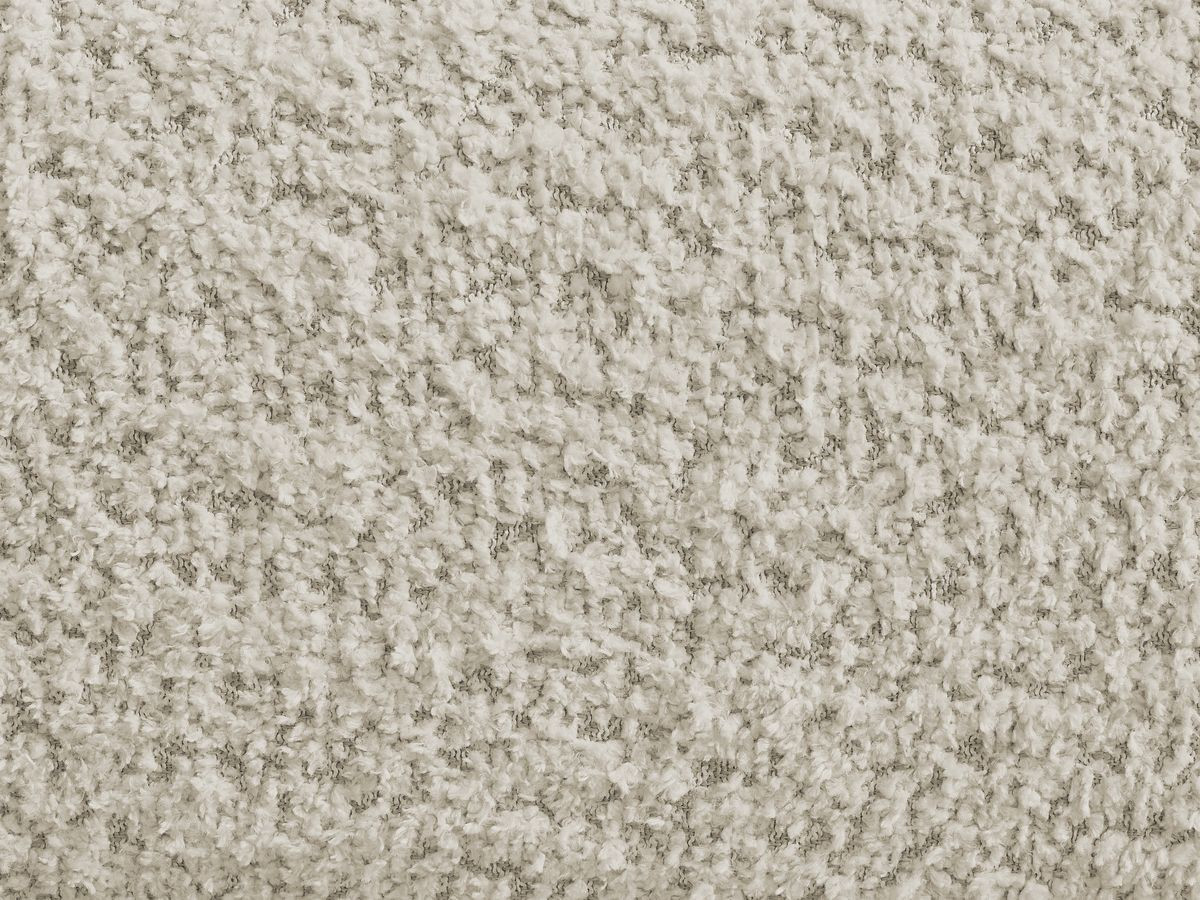 Bobochic Pamira Pouf Bouclé-Stoff Beige