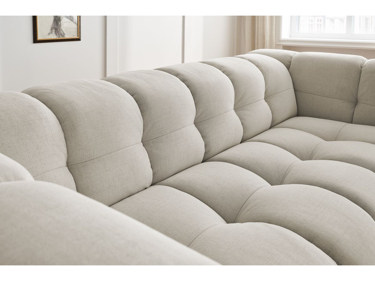 Bobochic Cloud Sofa 3-Sitzer Stoff Beige