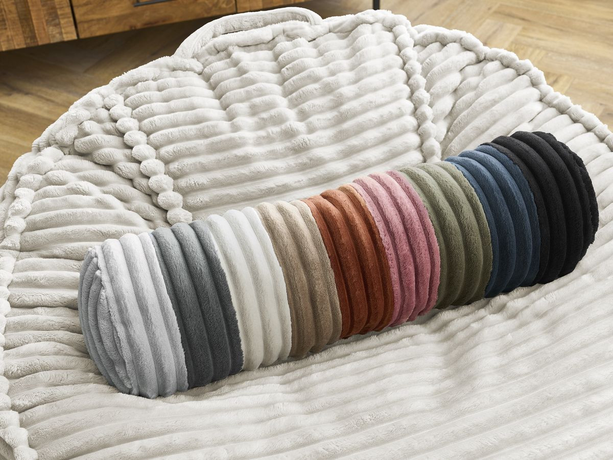 Bobochic Socrate Pouf Breitcord weich Beige