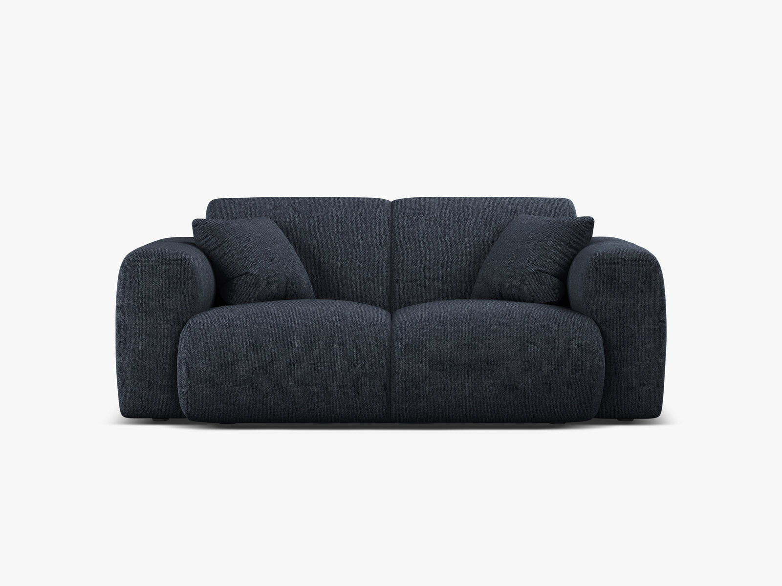 Micadoni Sofa Molino 2-Sitzer Chenille Eden Marineblau