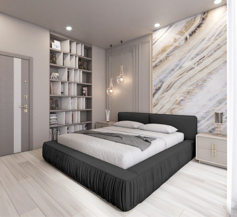 Polsterbett Beyond Samtstoff 160x200 mit Metallrahmen Riviera 100