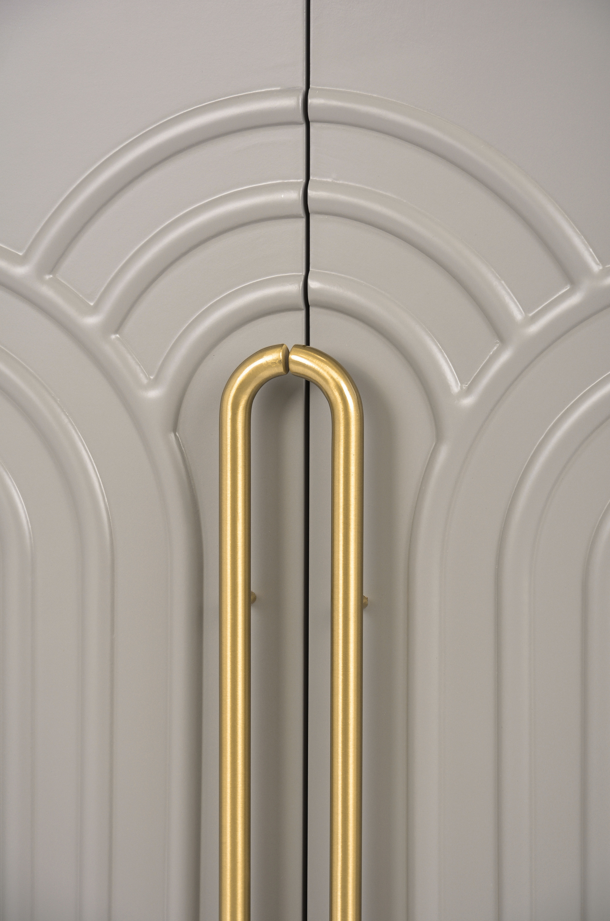 Livin Hill Sideboard Stilig, Beine Hellgrau/Goldfarben