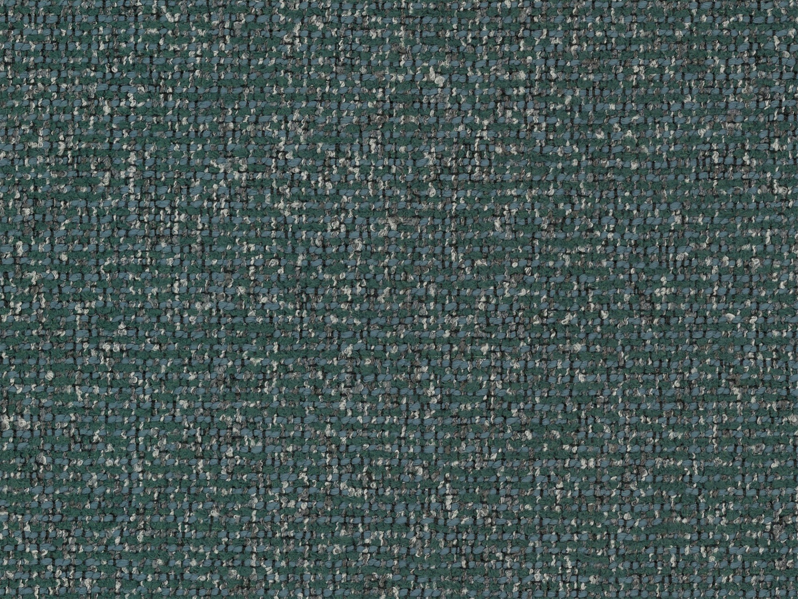 Micadoni Symmetrisches Ecksofa Eden 4-Sitzer Links Strukturierter Stoff Grün Blau Melange