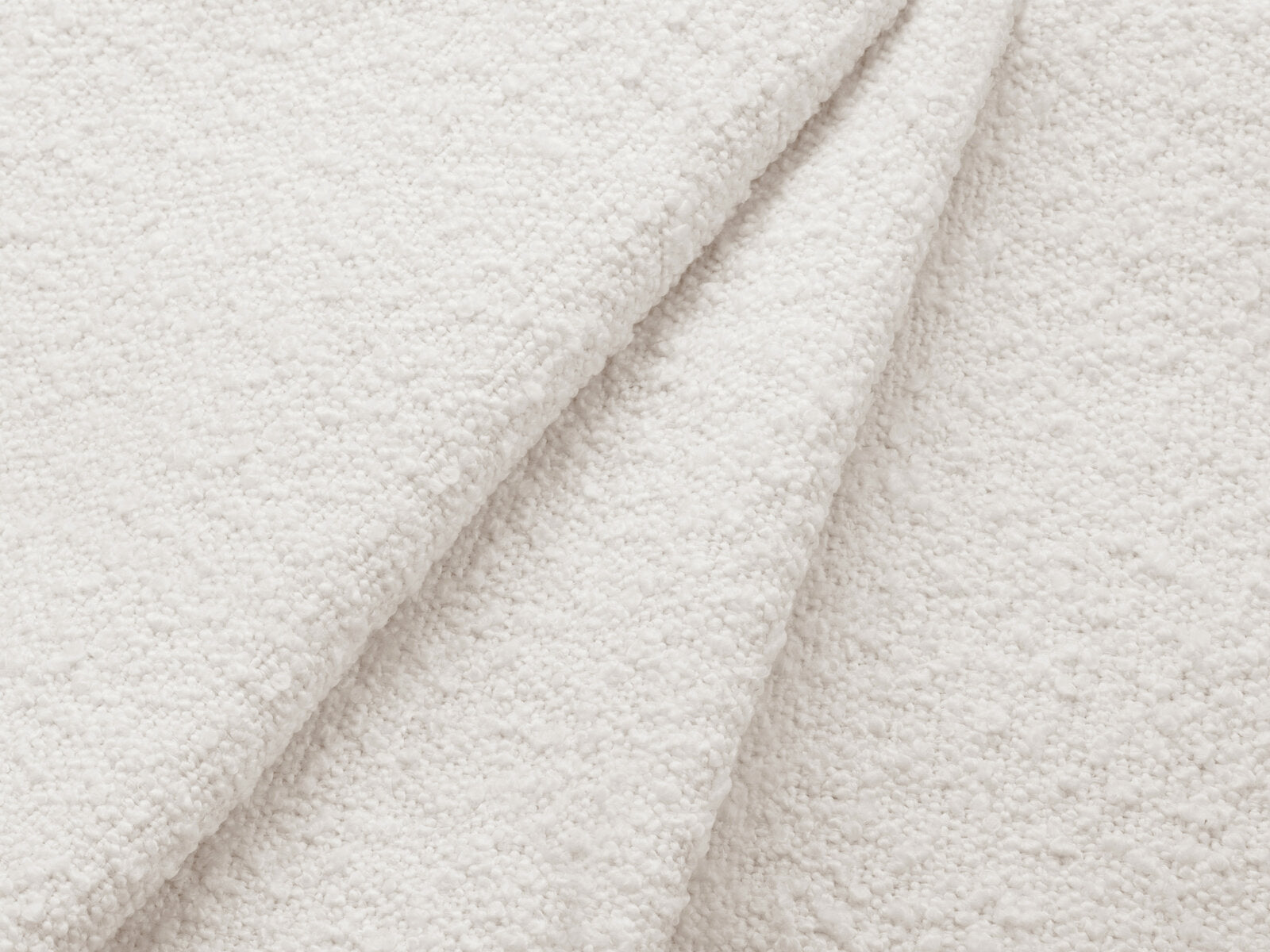 Micadoni Sofa Kate 3-Sitzer Boucle Weiß