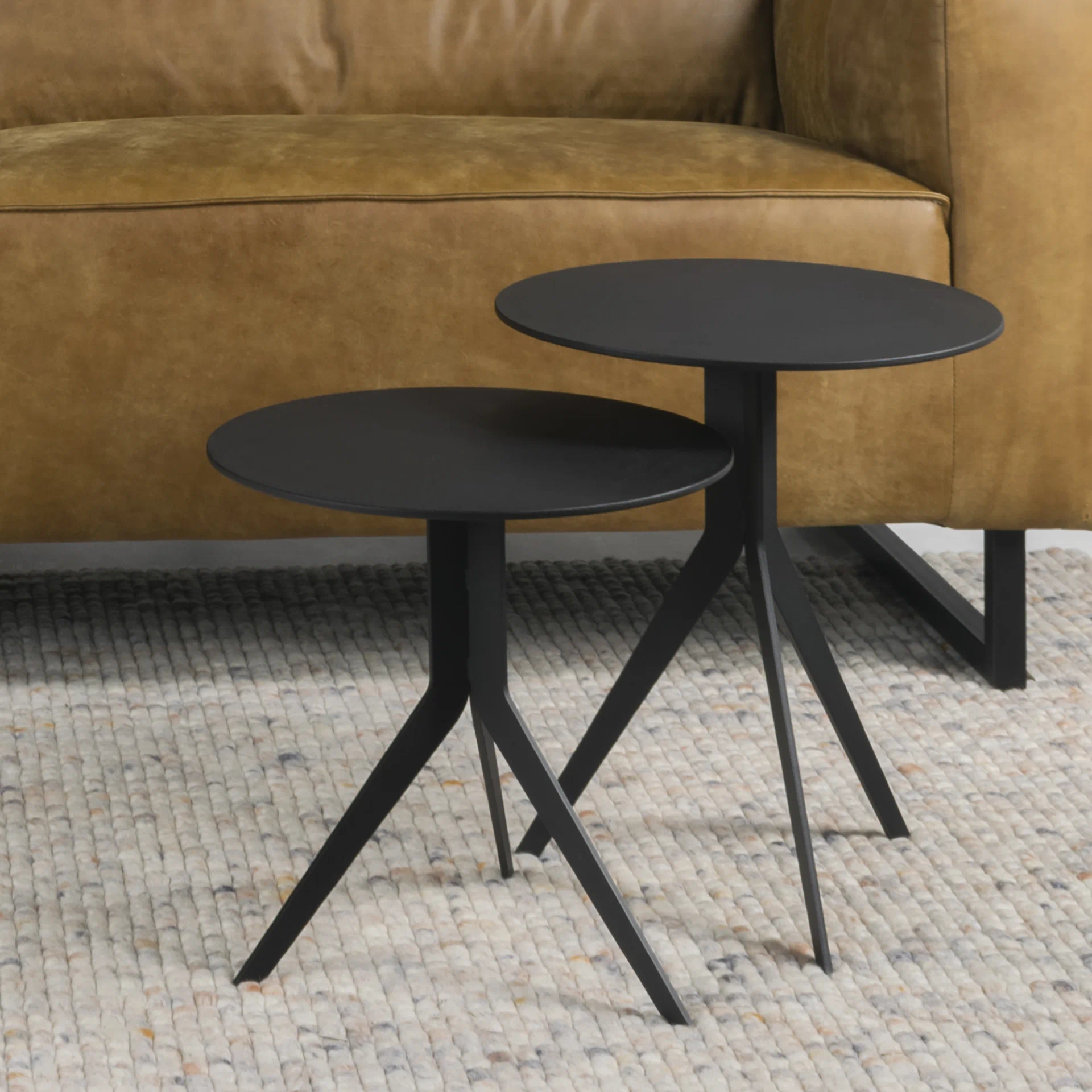 Spinder Design Daley High Beistelltisch Schwarz