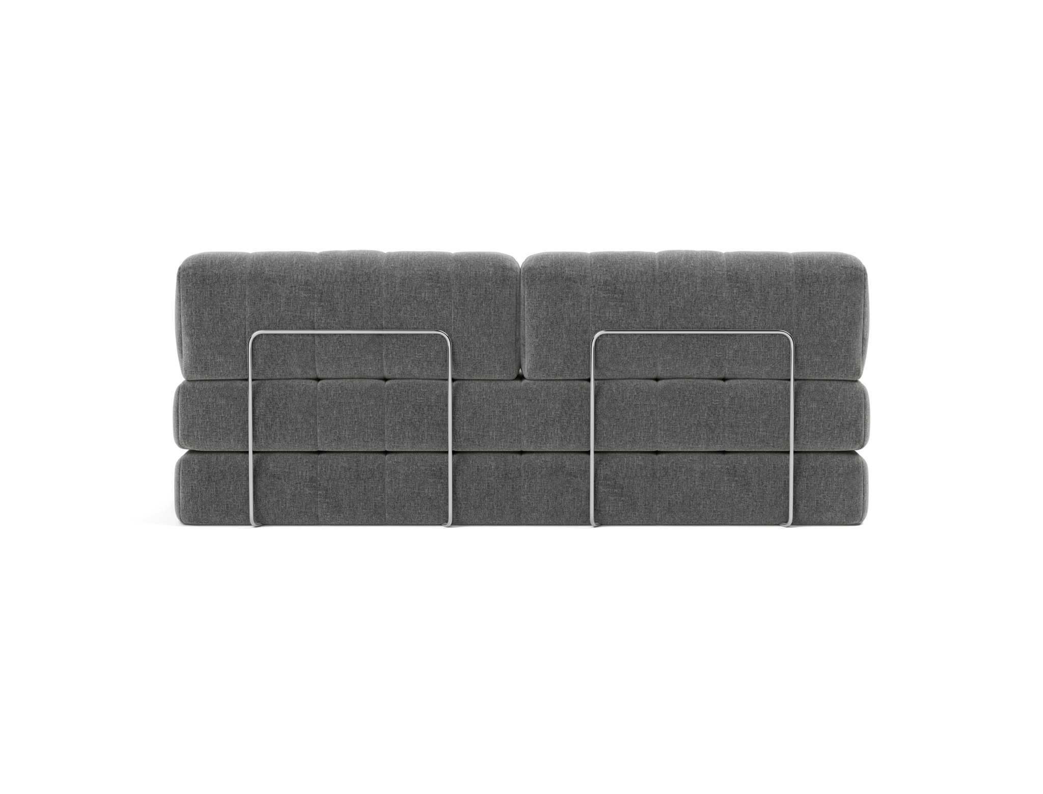 Schlafsofa CozyPad Strukturierter Stoff Twist 563-Charcoal