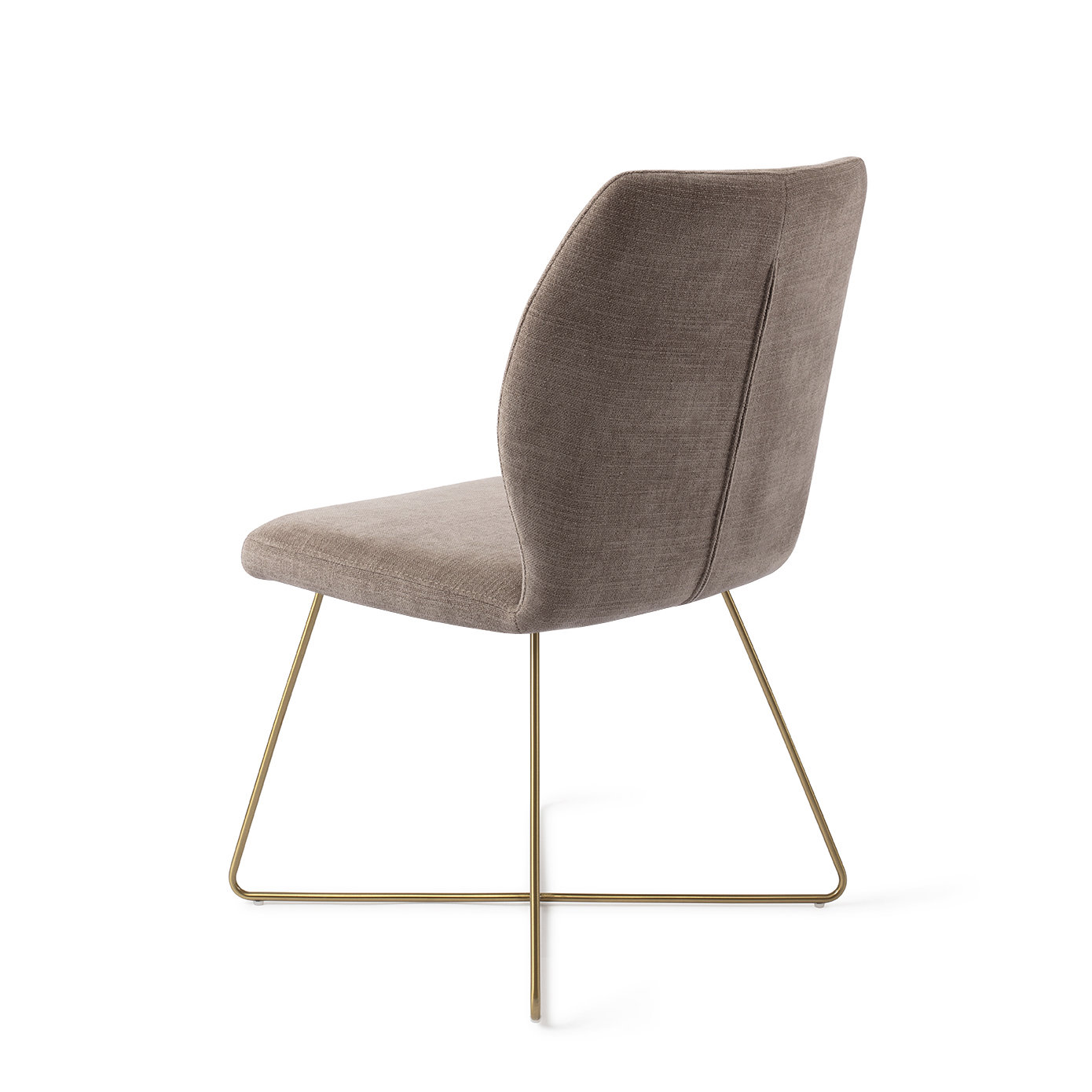 Jesper Home Esszimmerstuhl Ikata Mocha Mist Cross Gold