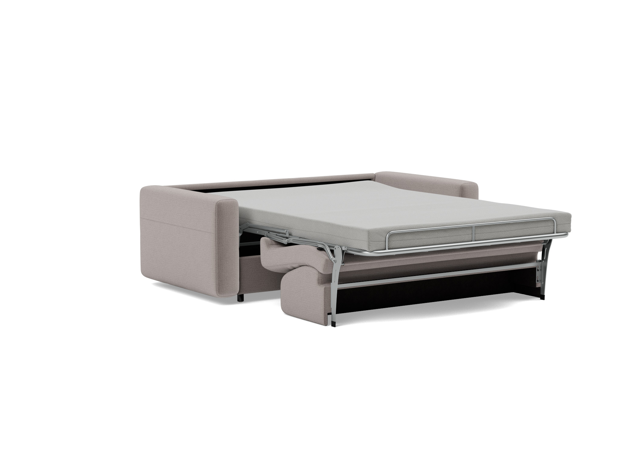 Schlafsofa Killian mit Memory-Matratze 140 Chenille Esina 418-Truffle