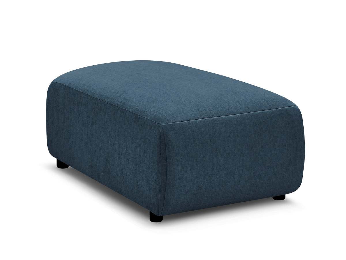 Bobochic Jana Pouf 63 × 114 cm Samt Blau